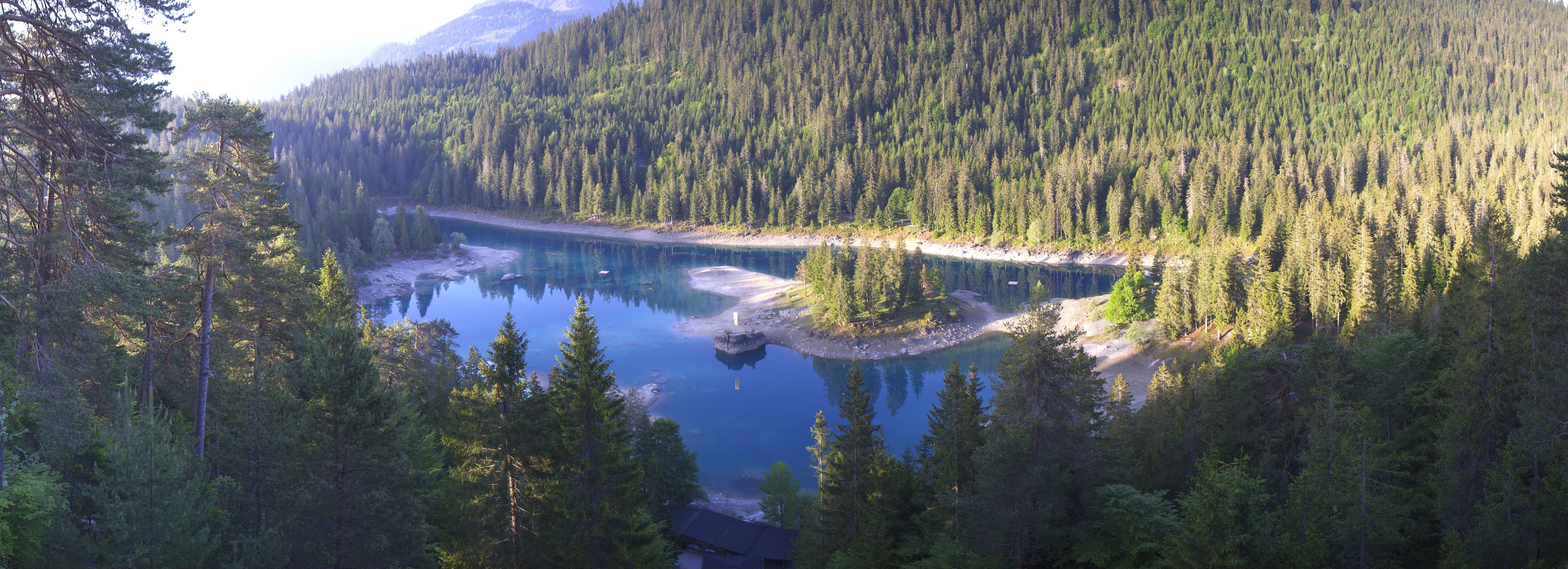 Archiv Foto Webcam Flims: Caumasee