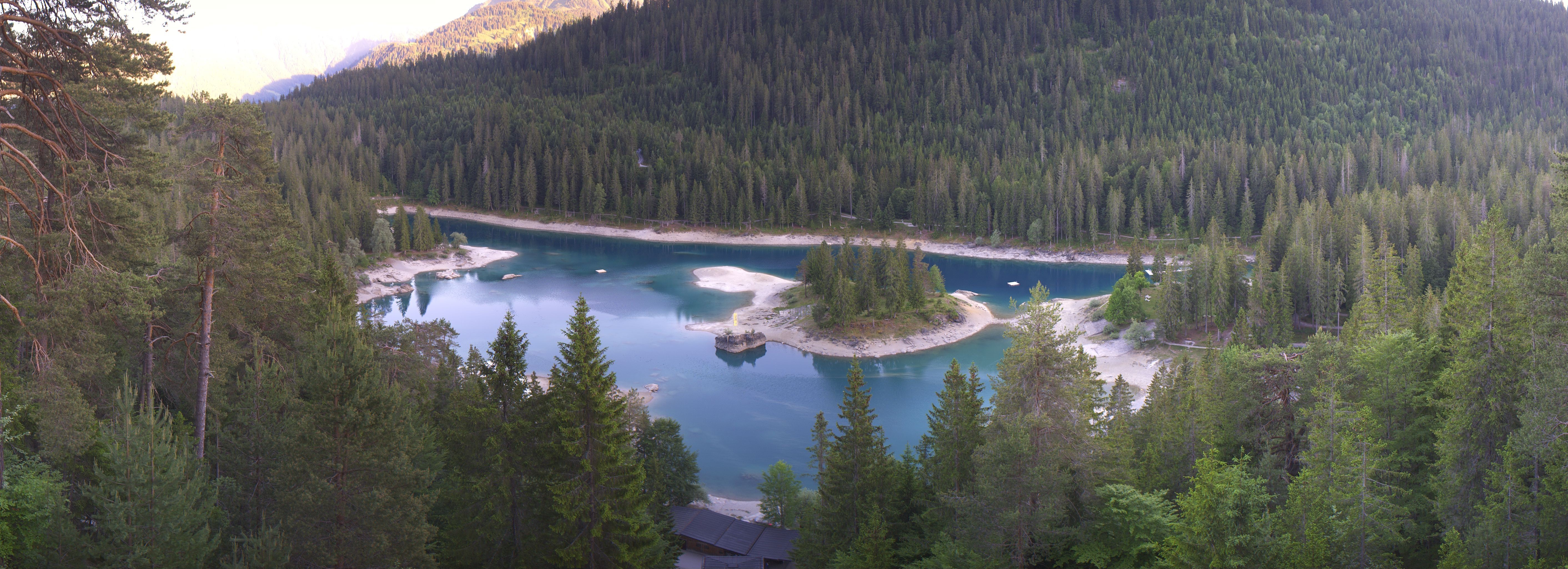 Archiv Foto Webcam Flims: Caumasee