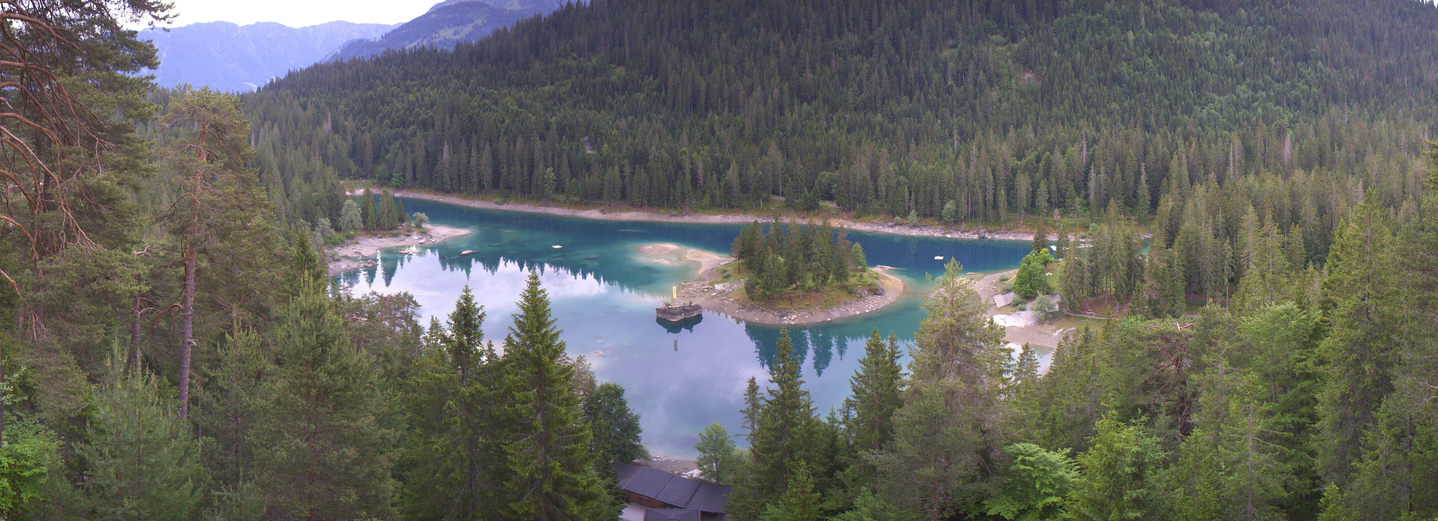 Archiv Foto Webcam Flims: Caumasee