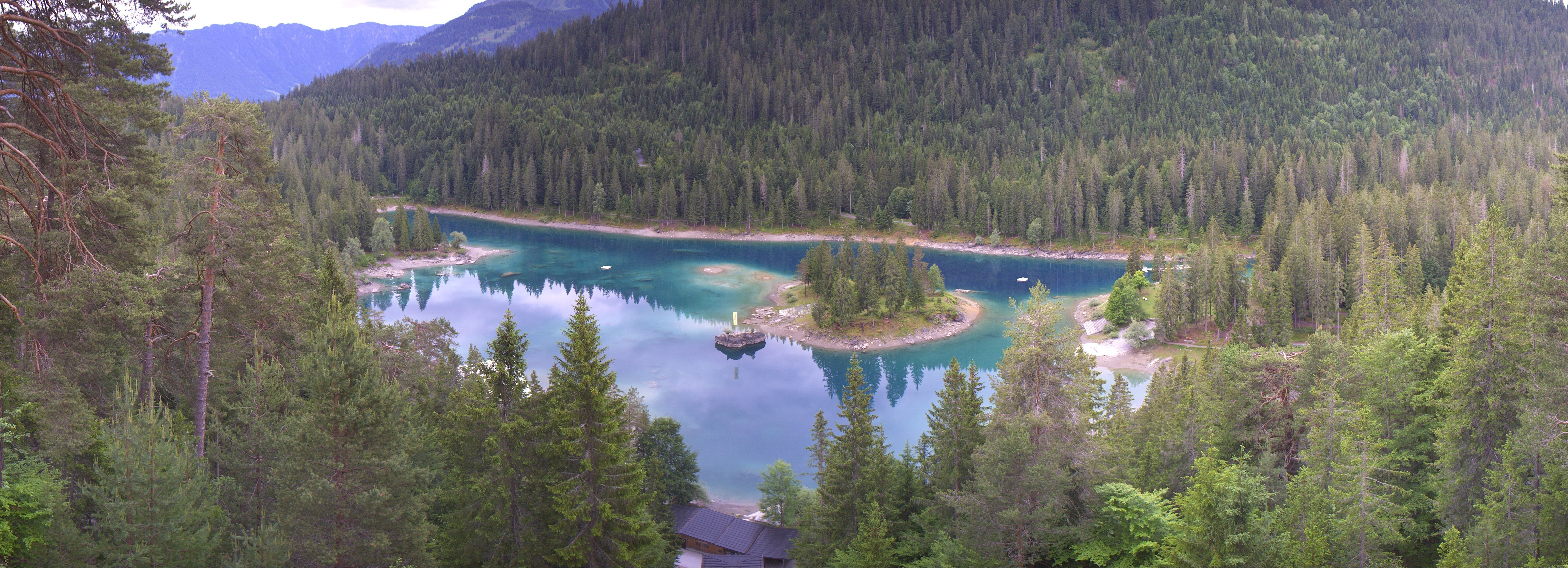 Archiv Foto Webcam Flims: Caumasee