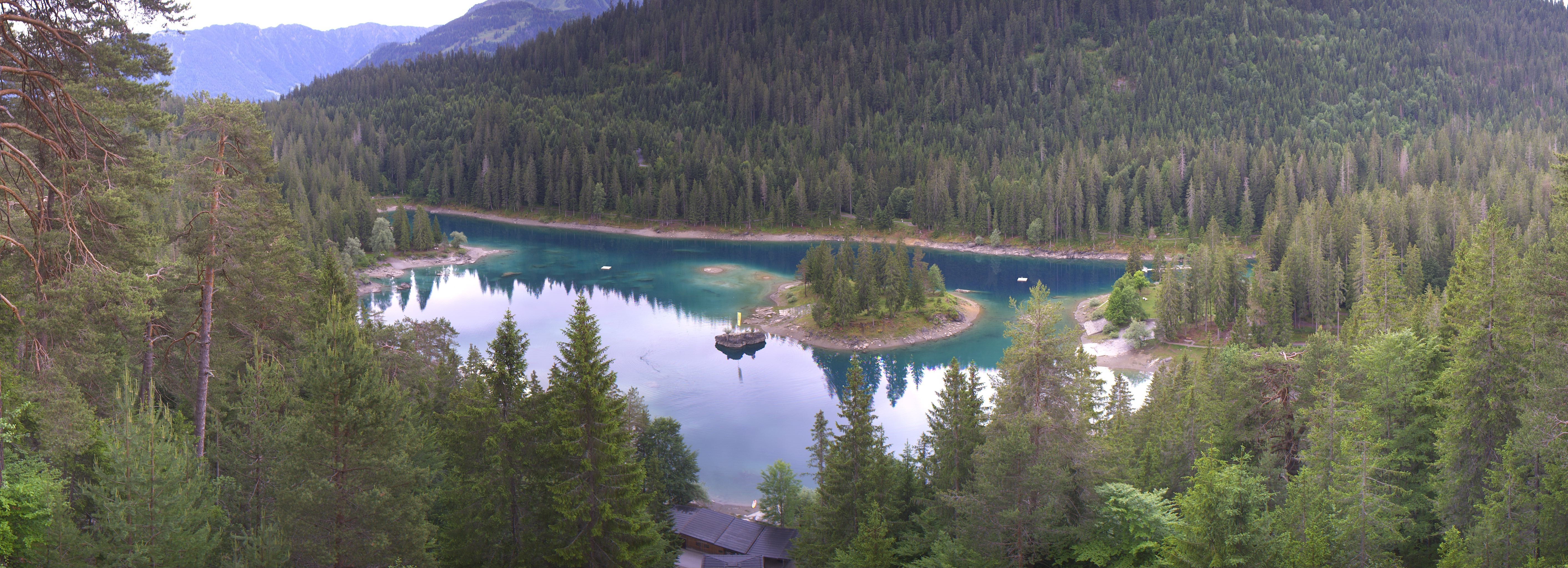 Archiv Foto Webcam Flims: Caumasee