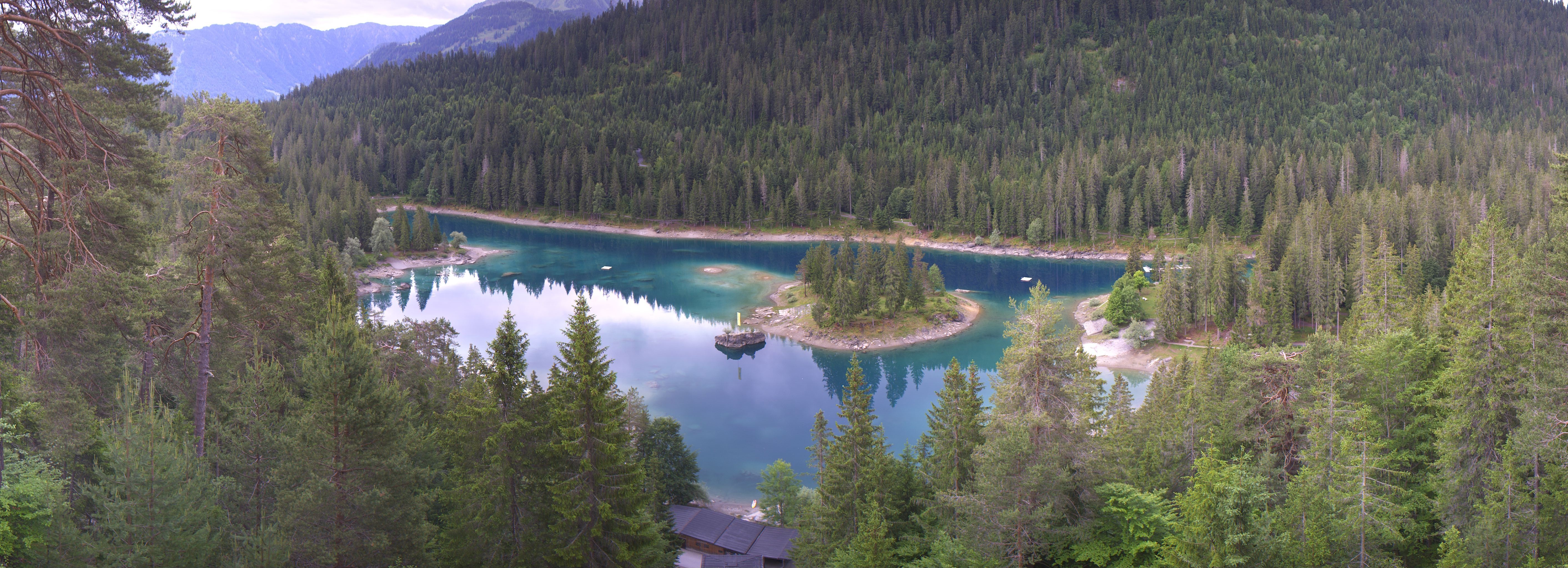 Archiv Foto Webcam Flims: Caumasee