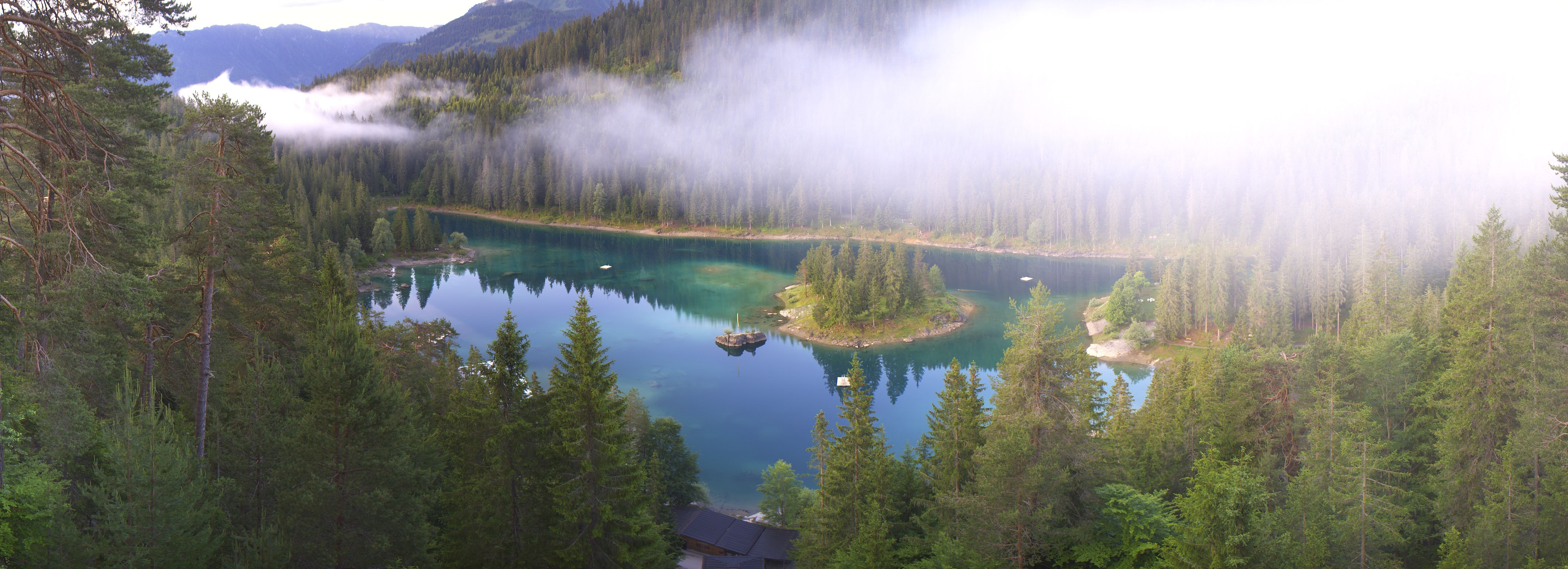 Archiv Foto Webcam Flims: Caumasee
