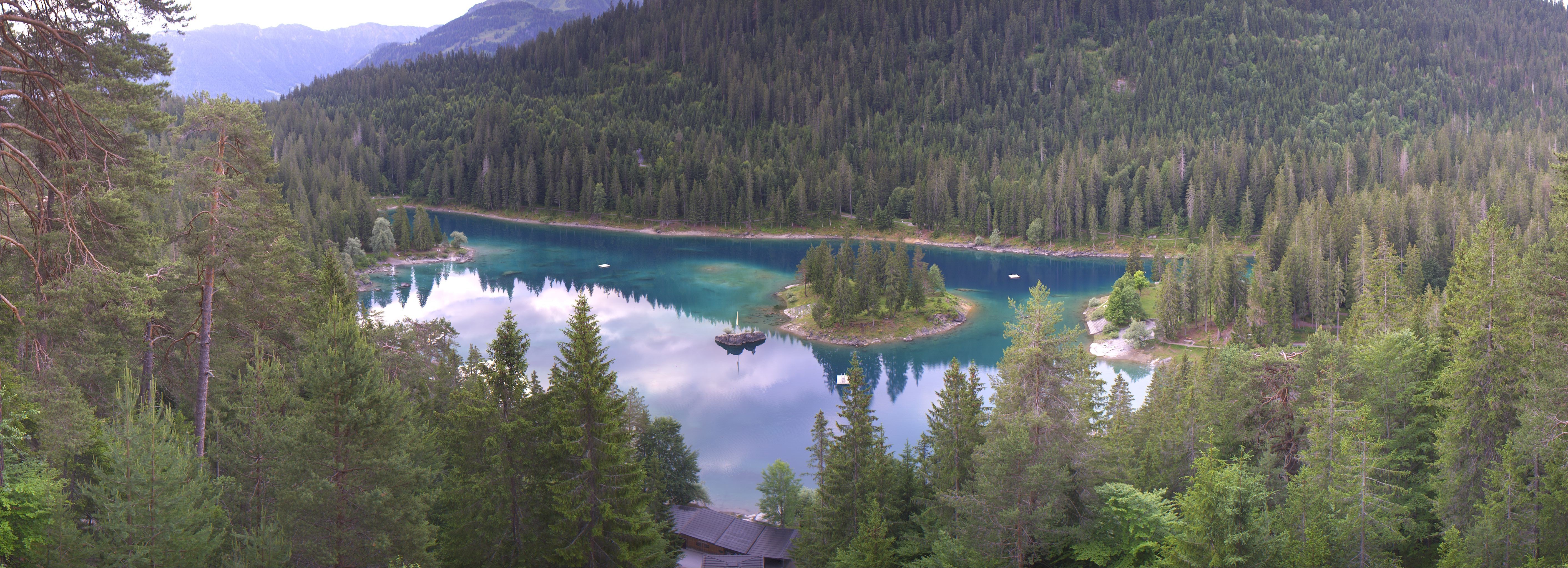 Archiv Foto Webcam Flims: Caumasee
