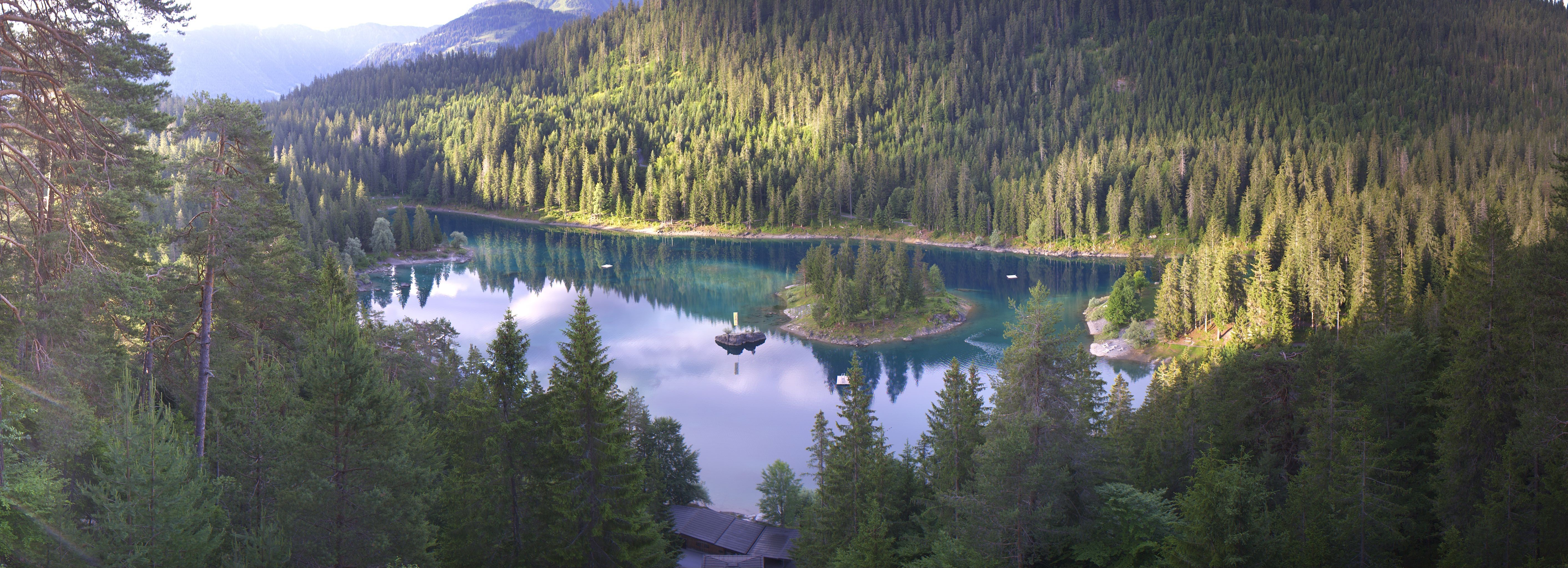 Archiv Foto Webcam Flims: Caumasee