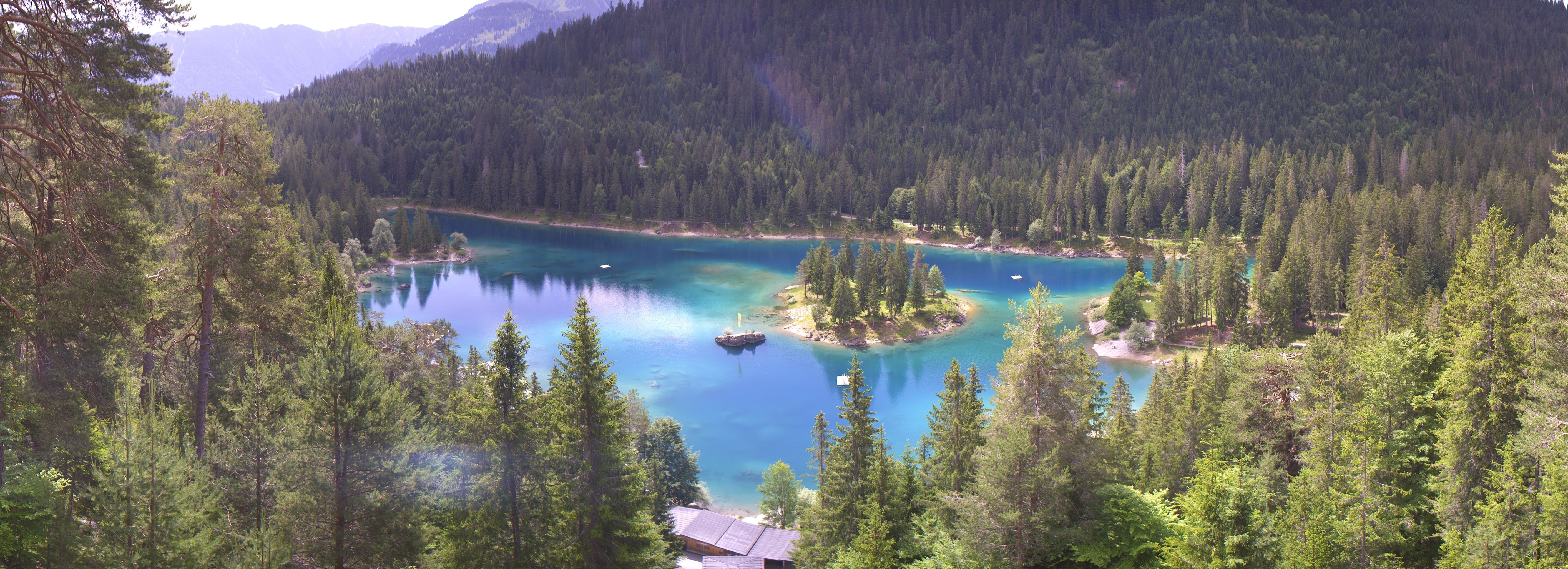 Archiv Foto Webcam Flims: Caumasee