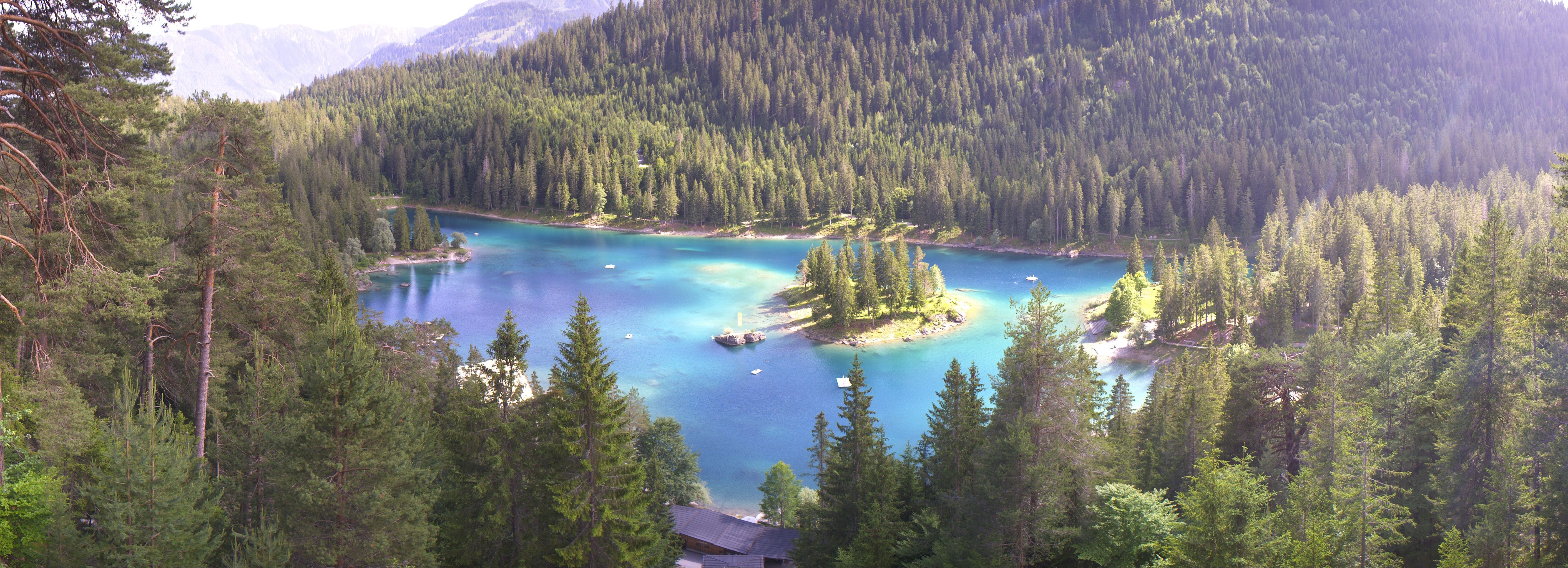 Archiv Foto Webcam Flims: Caumasee