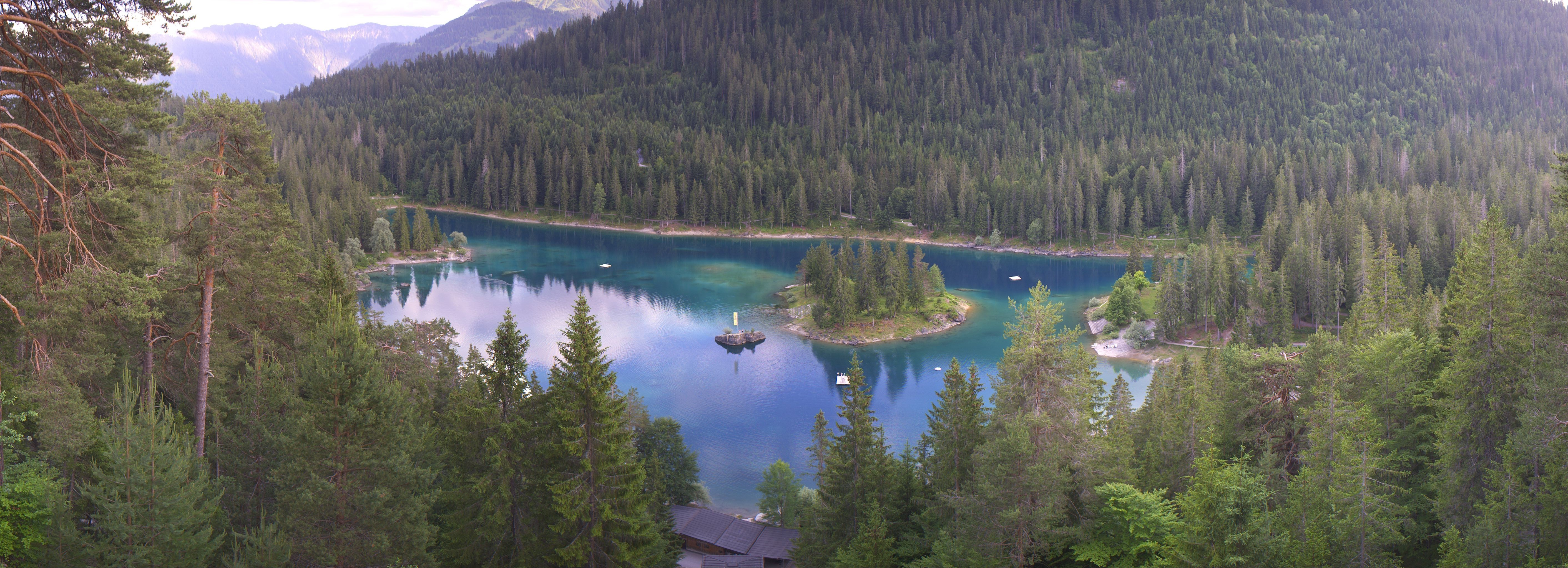 Archiv Foto Webcam Flims: Caumasee