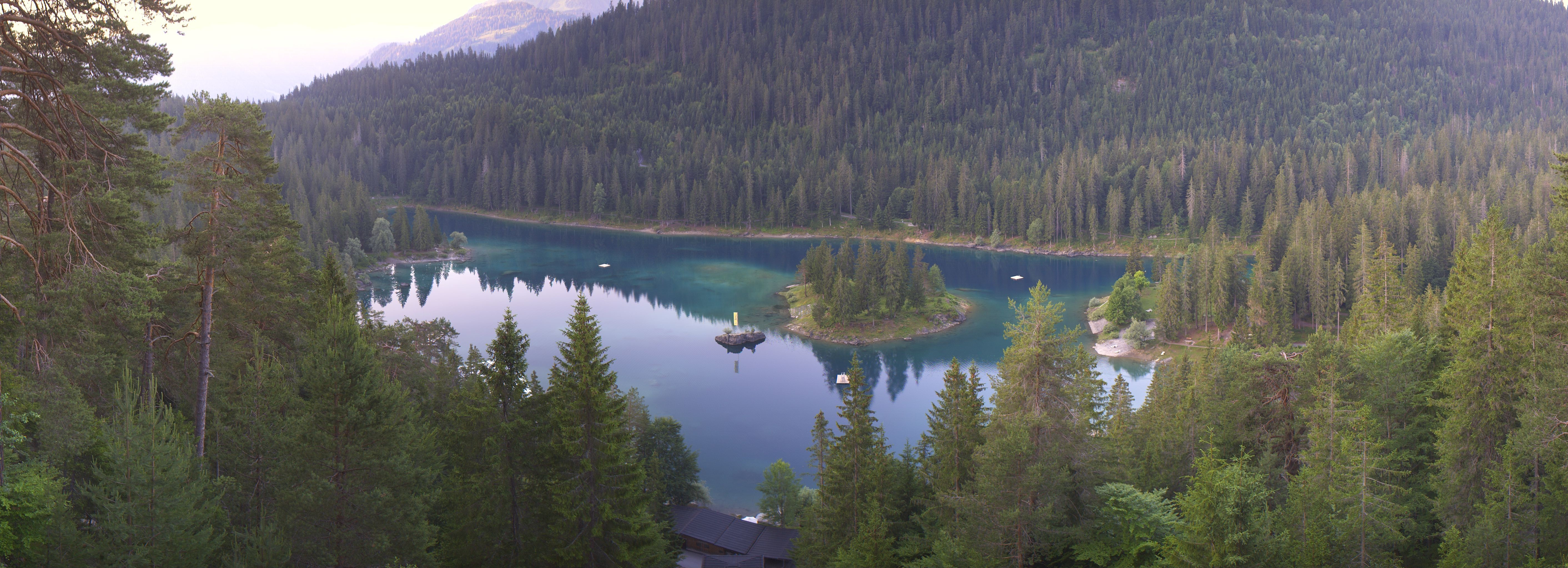 Archiv Foto Webcam Flims: Caumasee