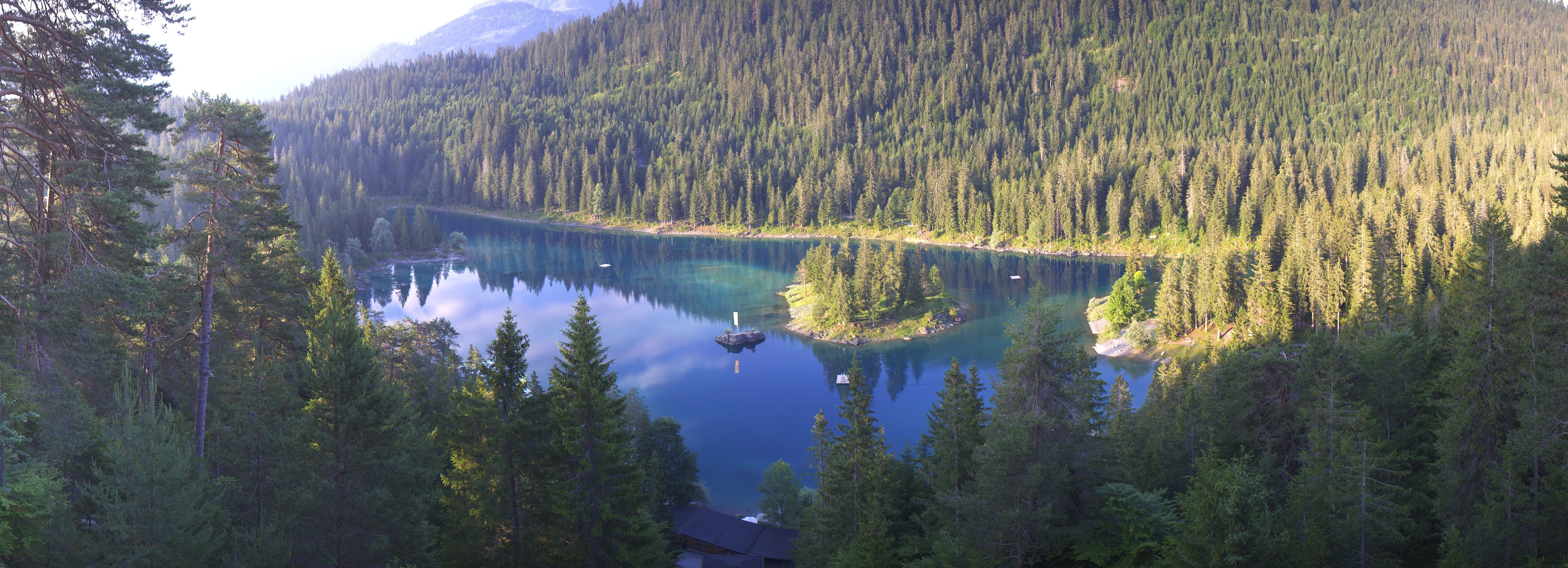 Archiv Foto Webcam Flims: Caumasee