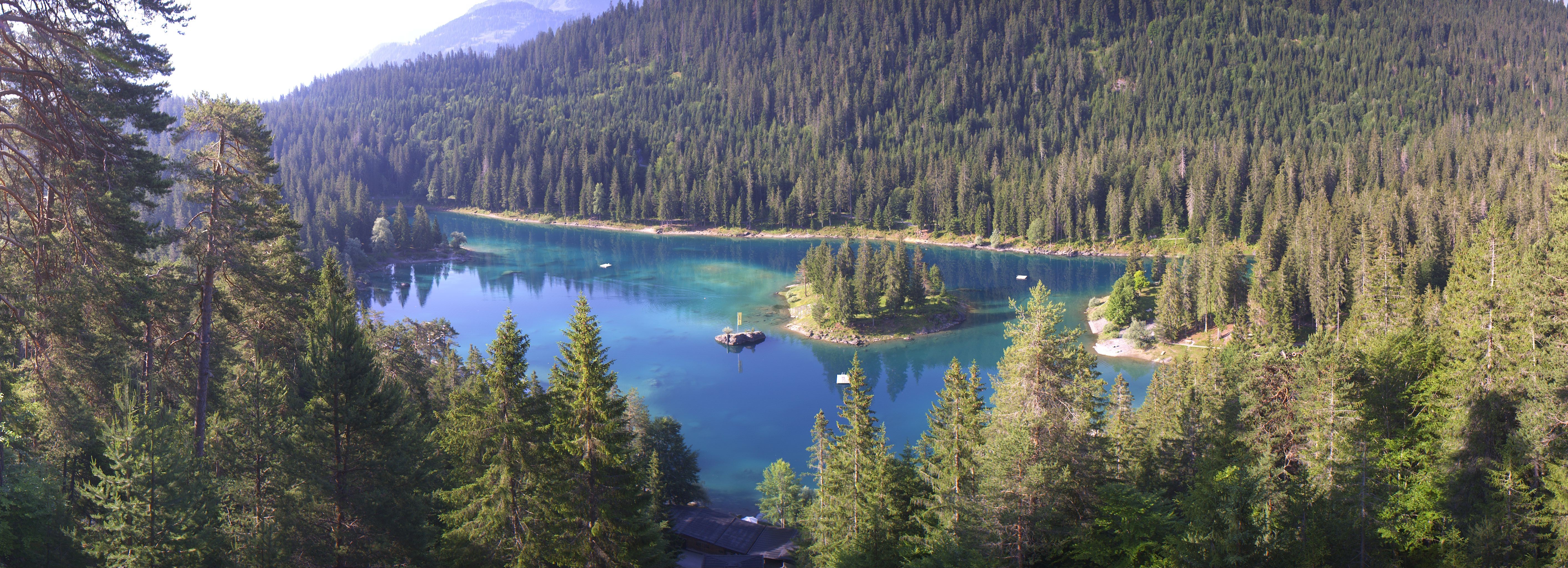 Archiv Foto Webcam Flims: Caumasee