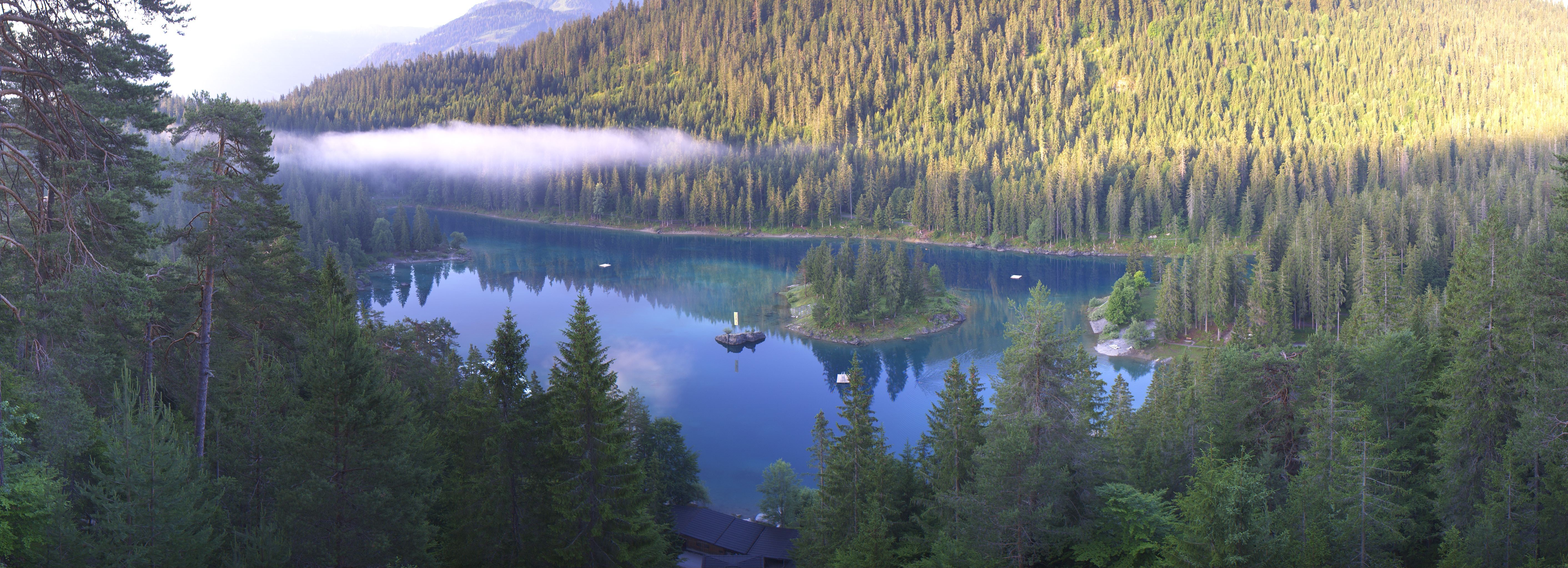Archiv Foto Webcam Flims: Caumasee