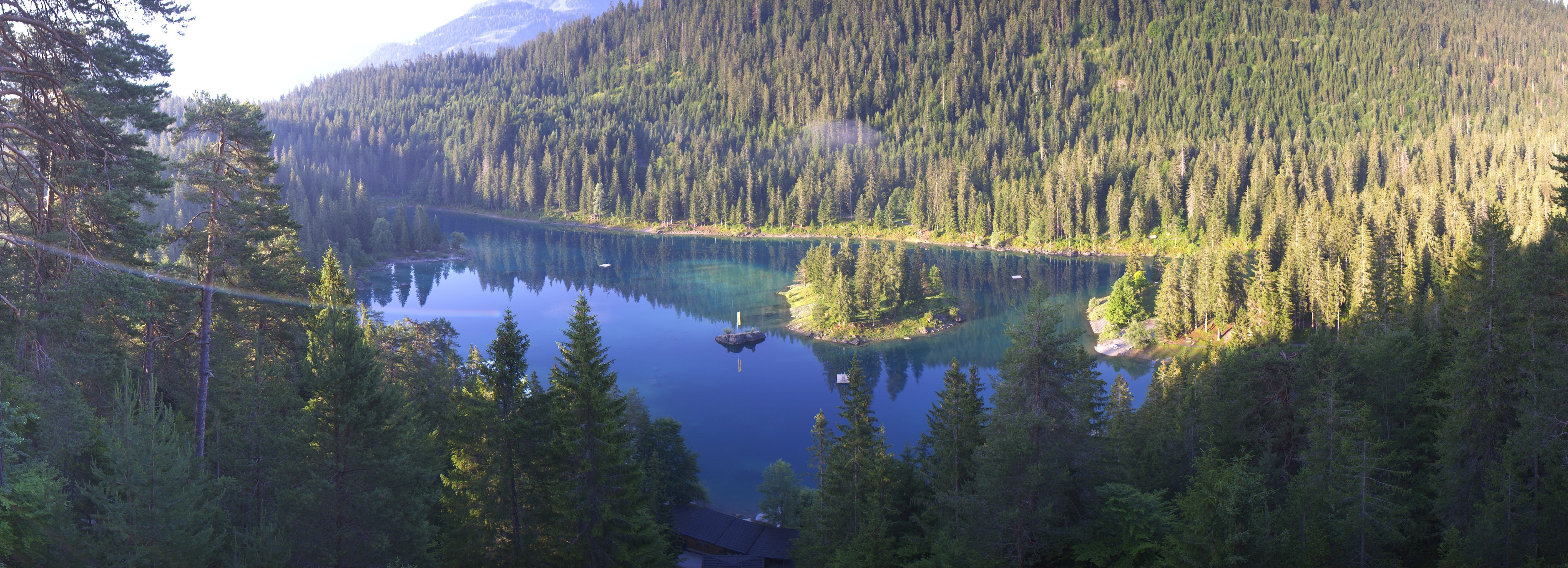 Archiv Foto Webcam Flims: Caumasee
