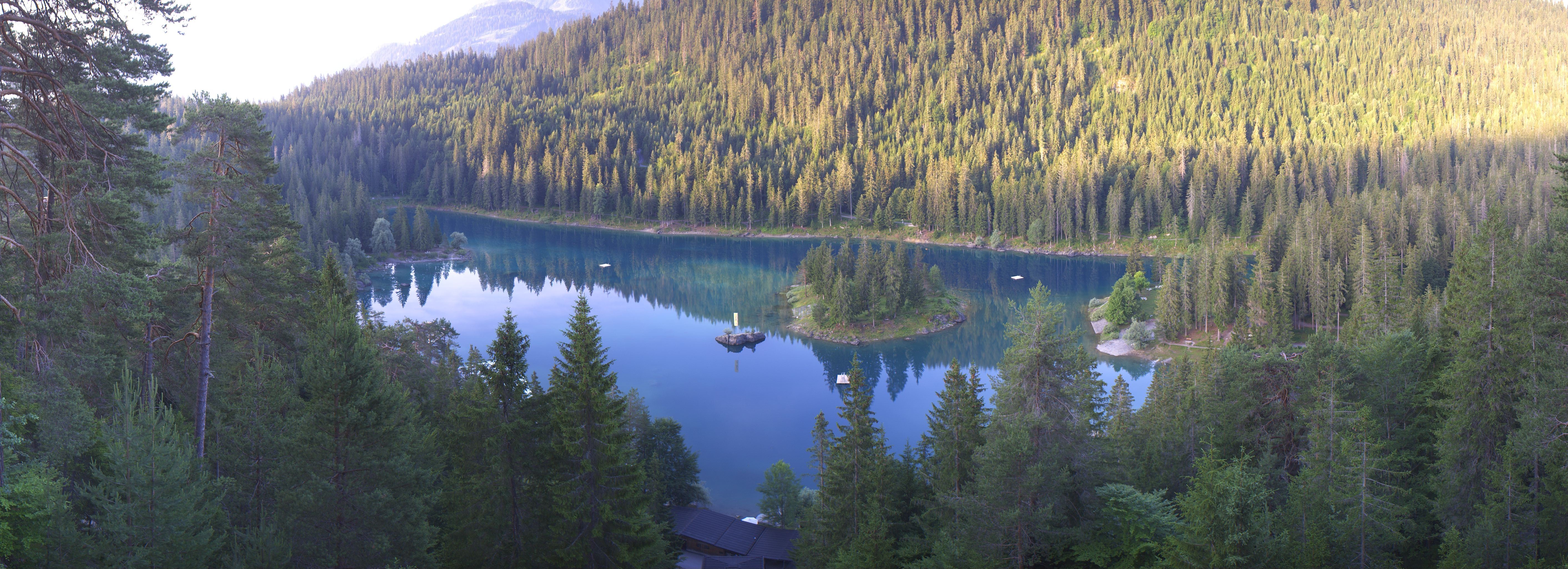 Archiv Foto Webcam Flims: Caumasee
