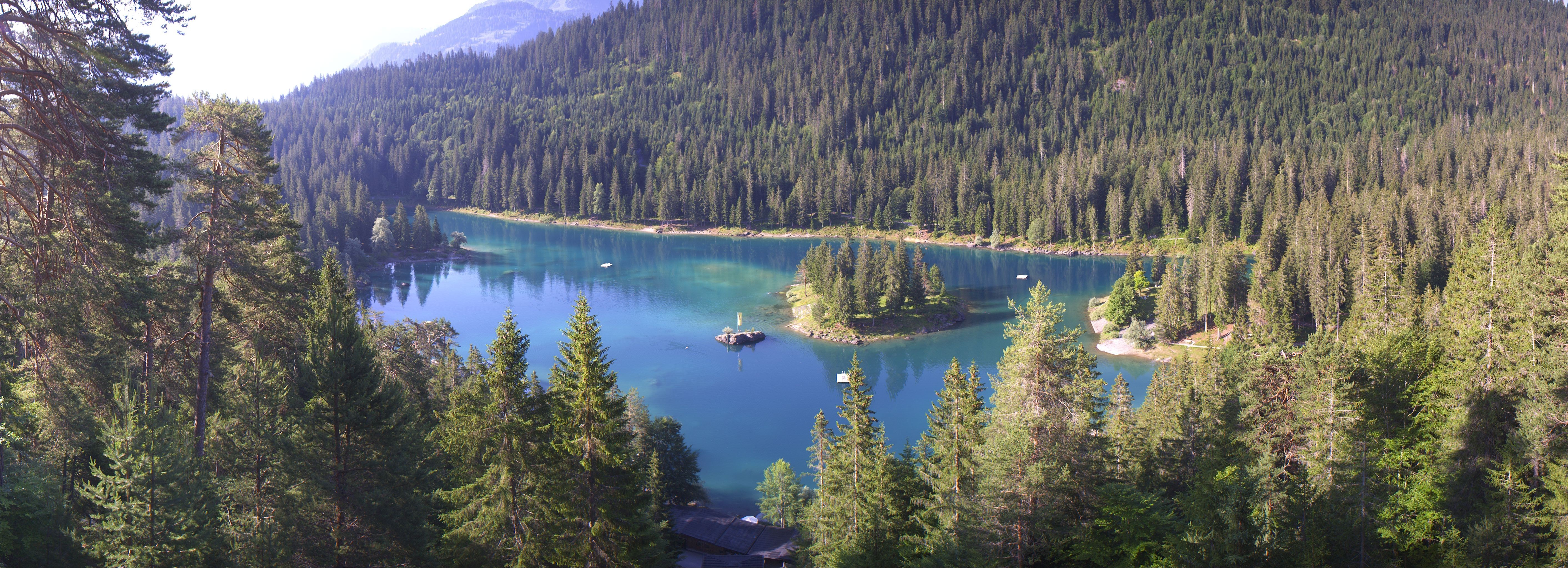 Archiv Foto Webcam Flims: Caumasee