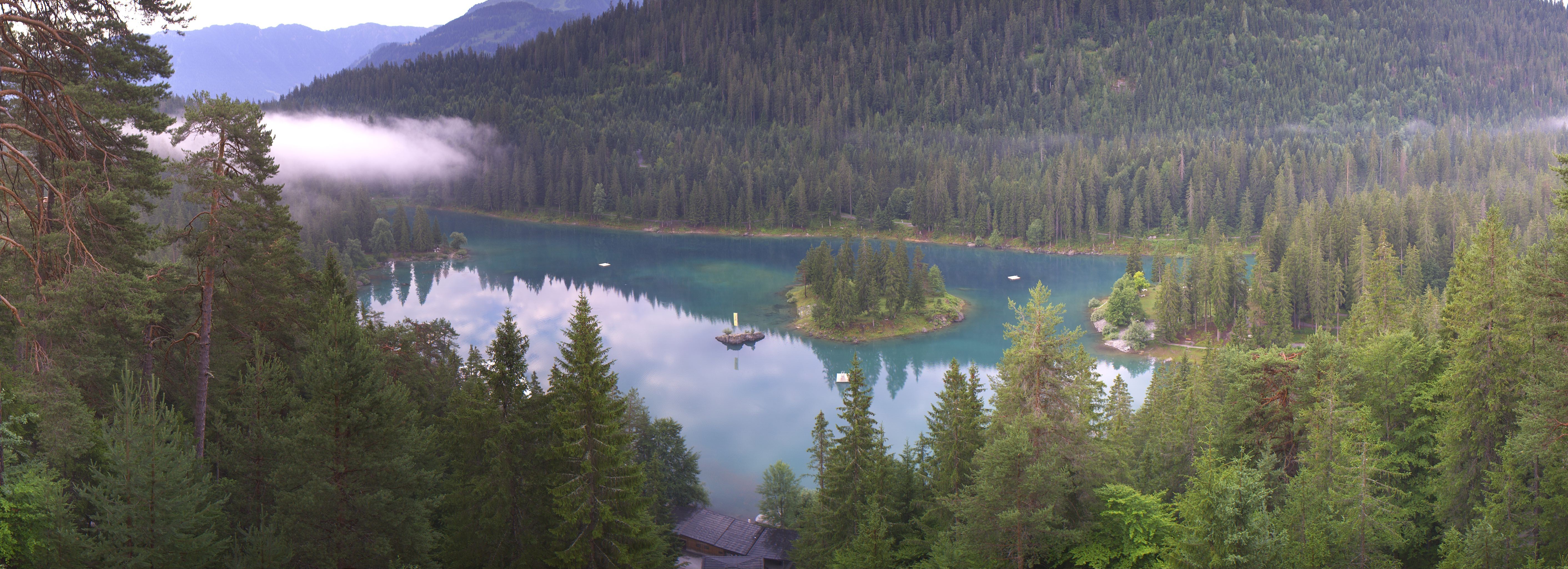 Archiv Foto Webcam Flims: Caumasee