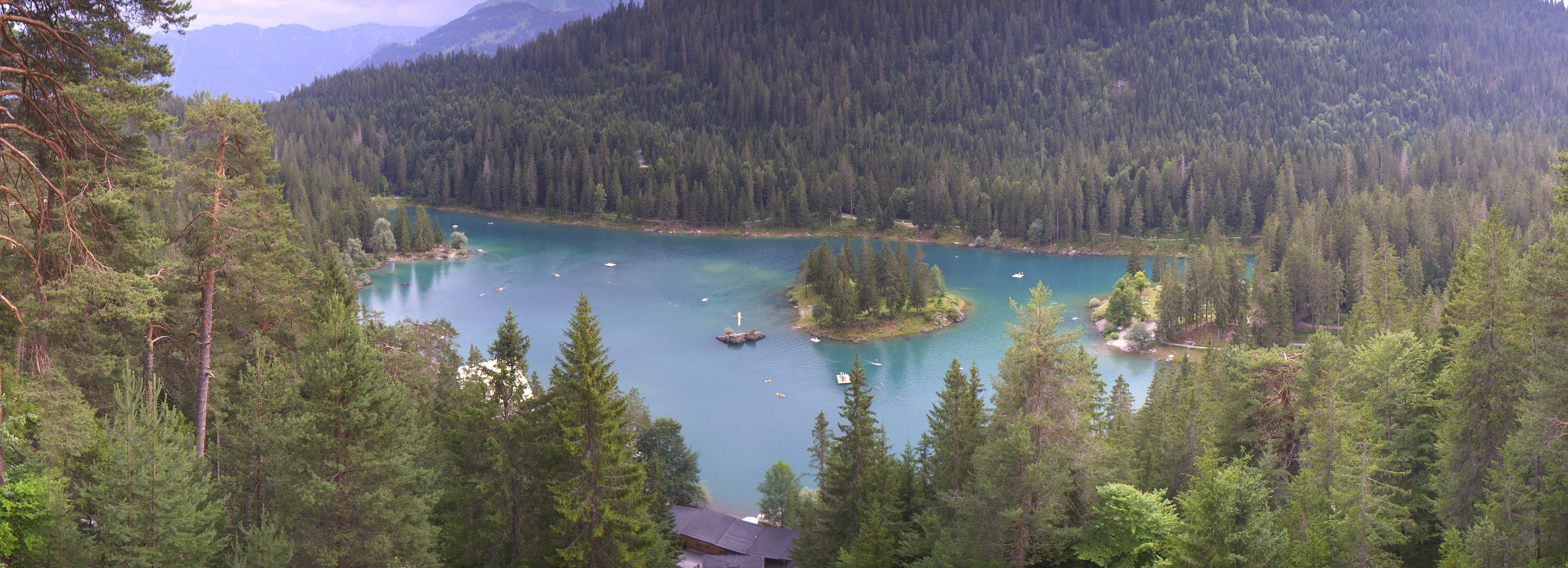 Archiv Foto Webcam Flims: Caumasee
