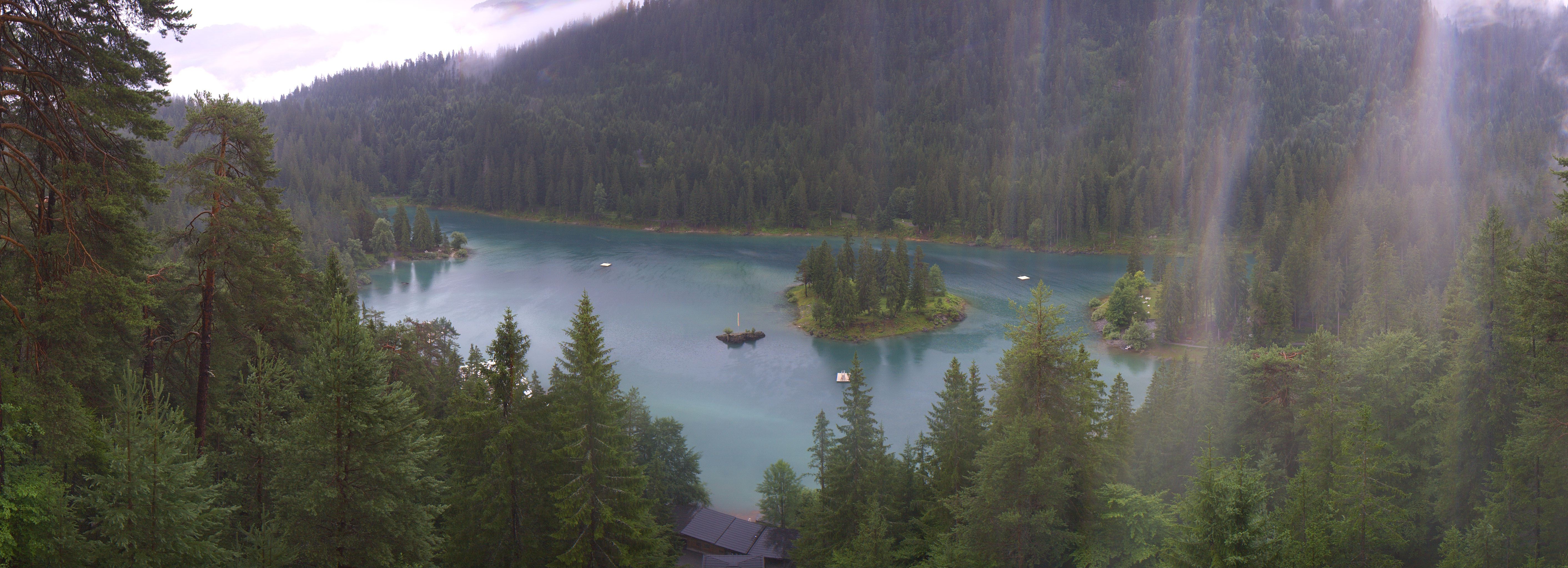 Archiv Foto Webcam Flims: Caumasee