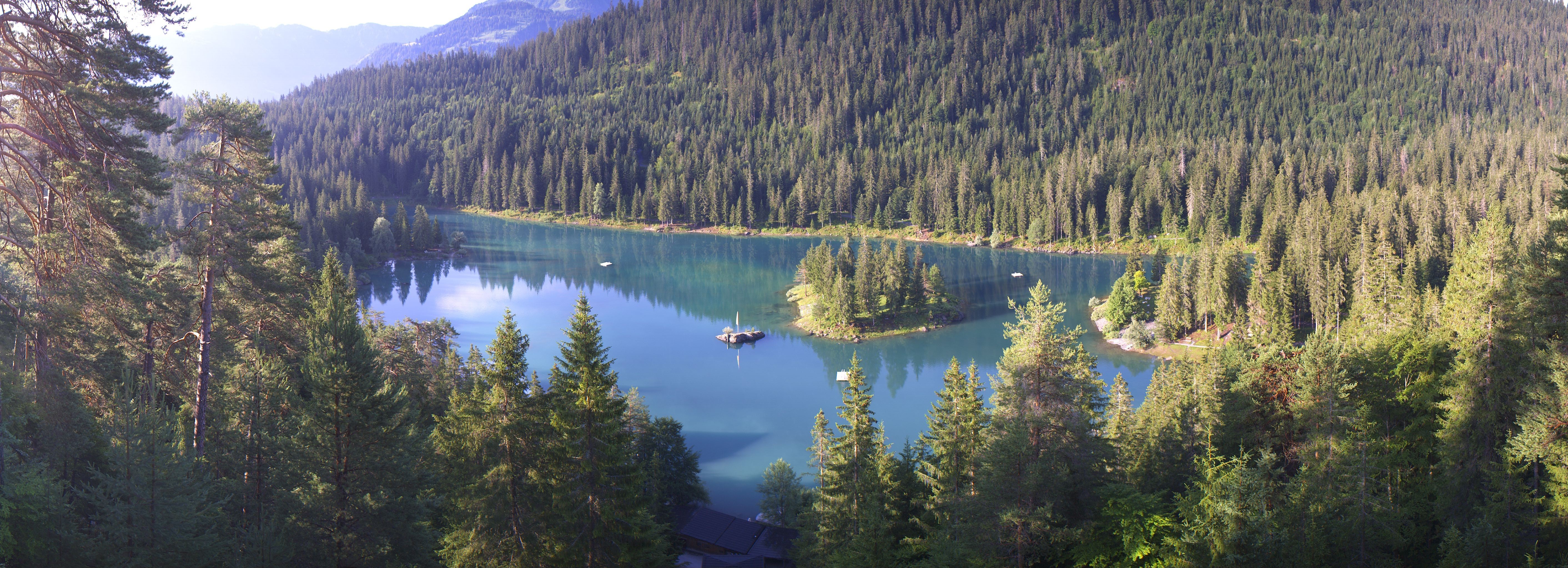 Archiv Foto Webcam Flims: Caumasee