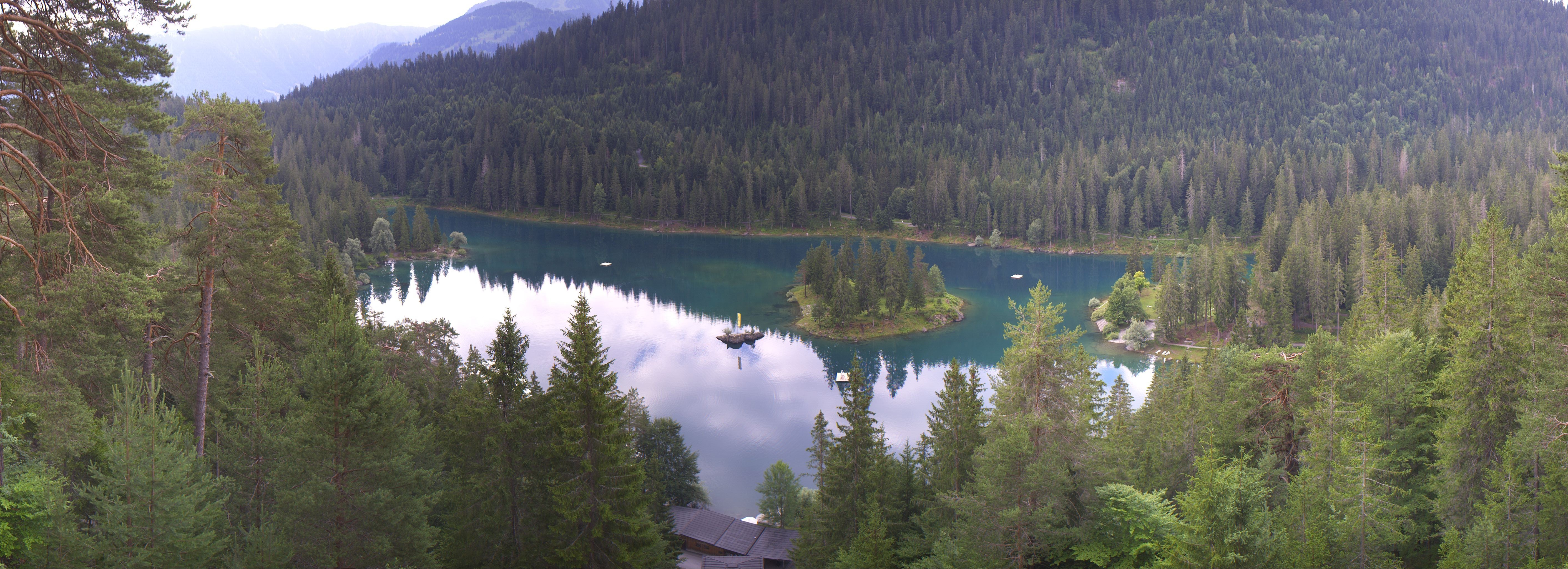 Archiv Foto Webcam Flims: Caumasee