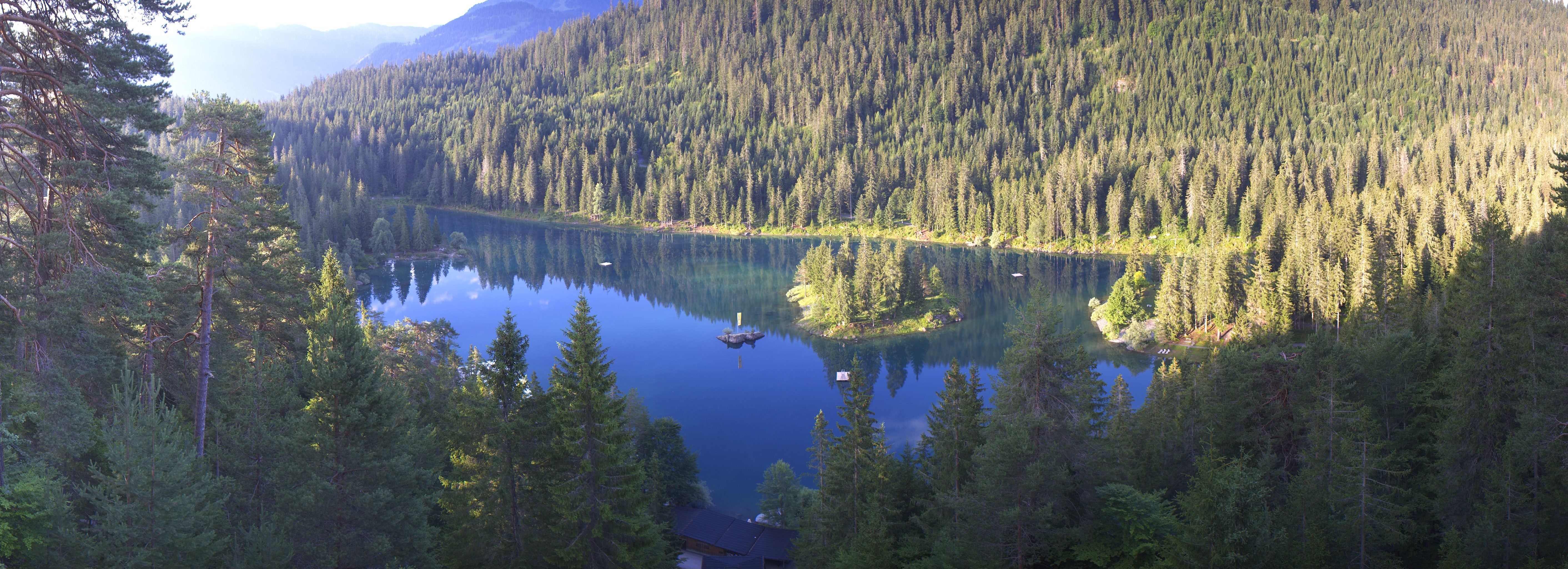 Archiv Foto Webcam Flims: Caumasee