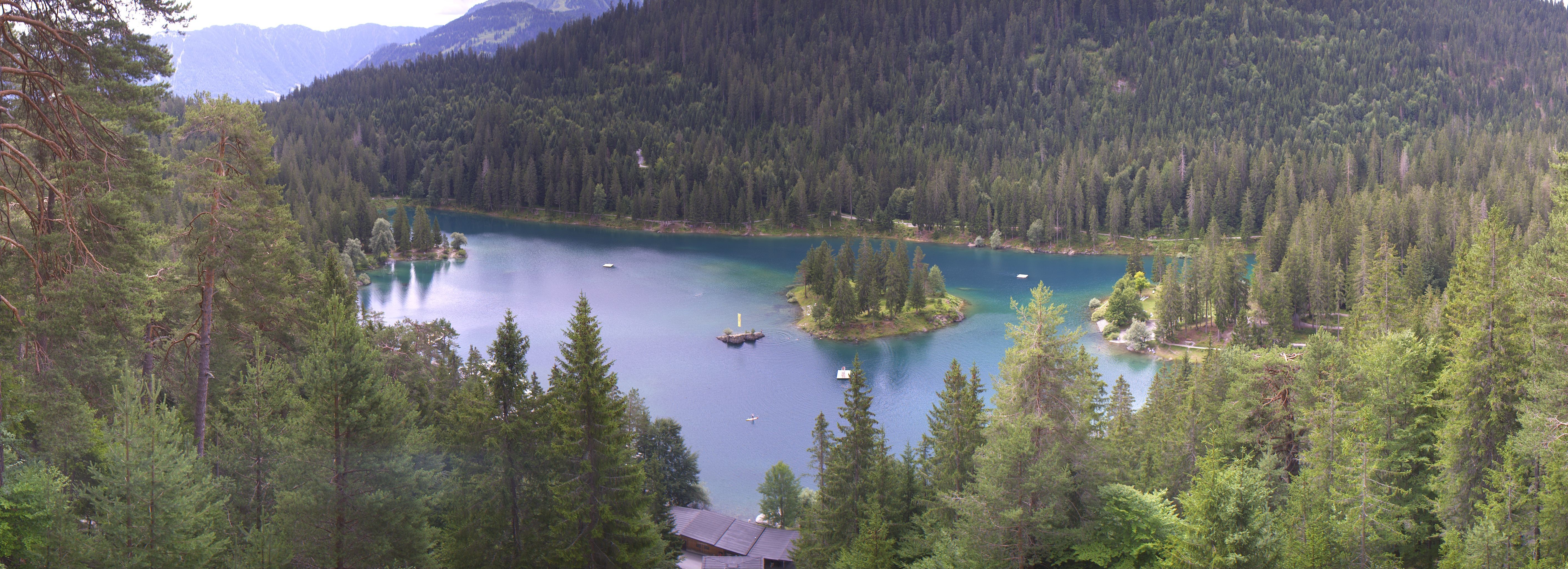 Archiv Foto Webcam Flims: Caumasee