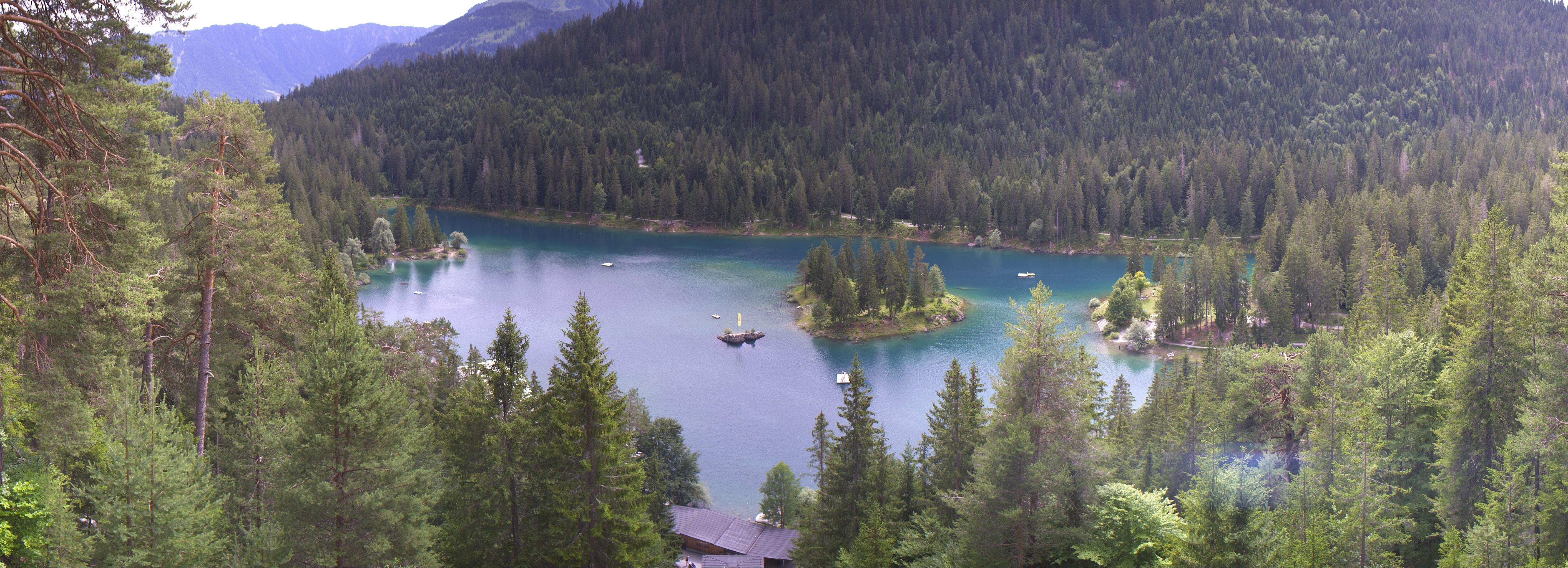 Archiv Foto Webcam Flims: Caumasee