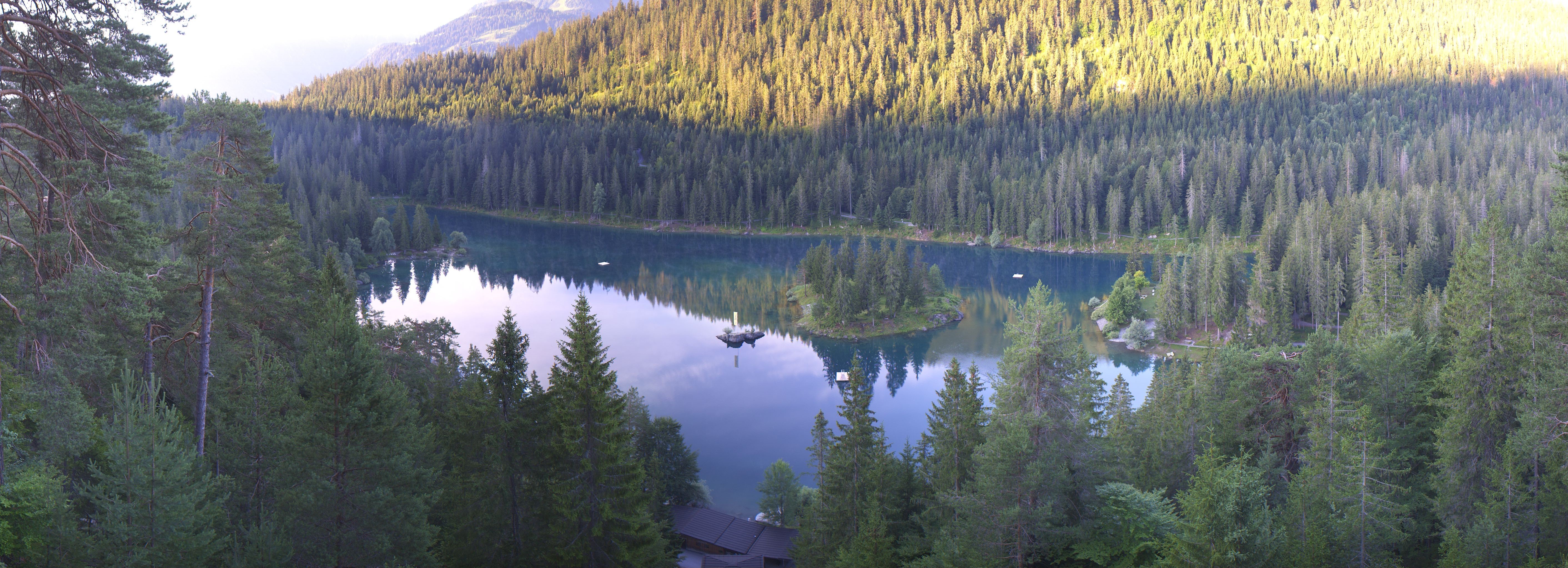 Archiv Foto Webcam Flims: Caumasee