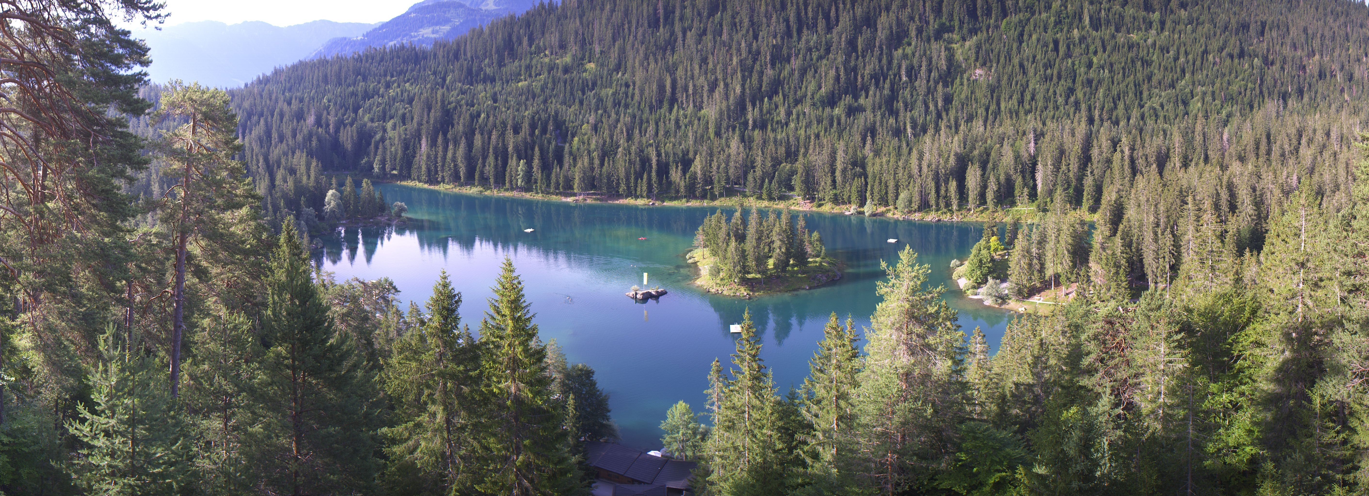 Archiv Foto Webcam Flims: Caumasee