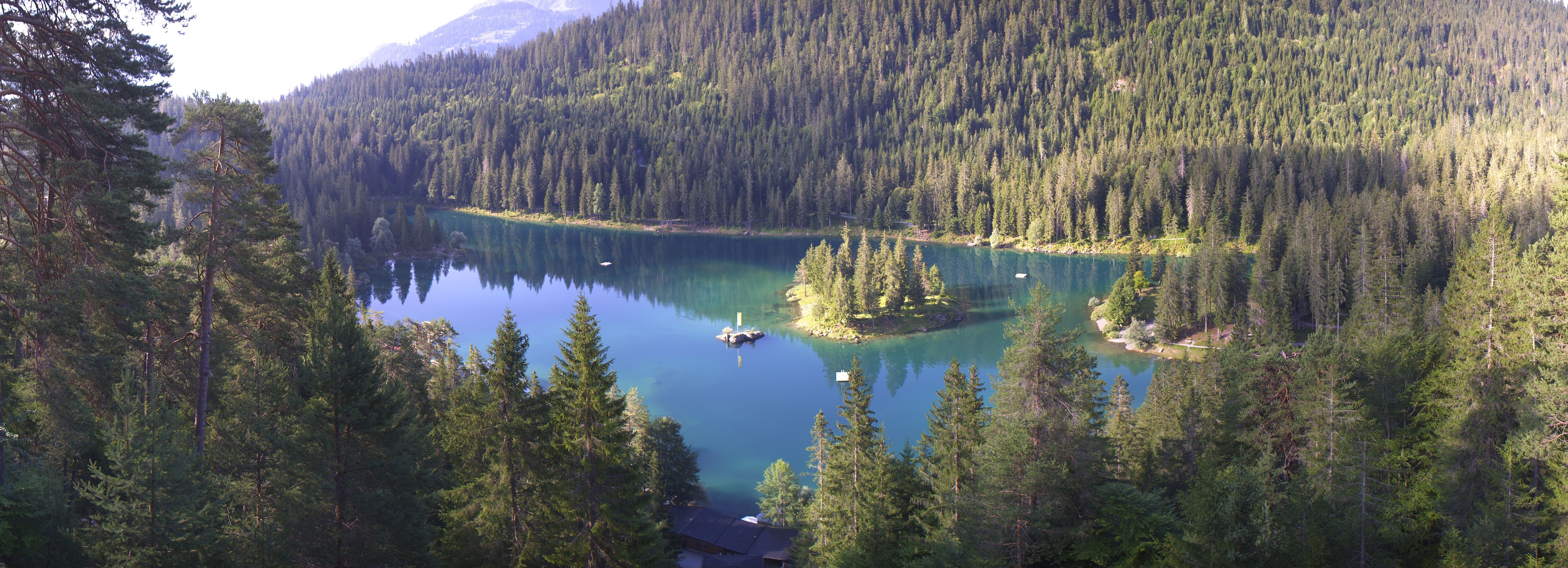 Archiv Foto Webcam Flims: Caumasee