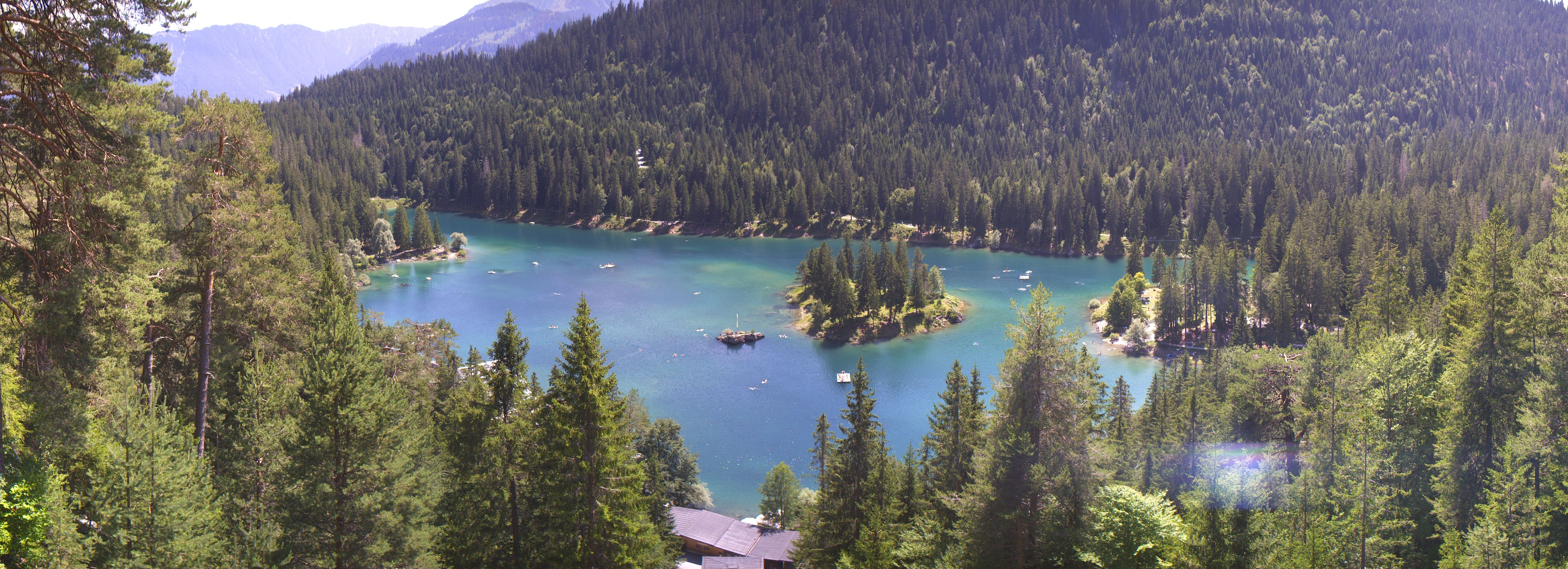 Archiv Foto Webcam Flims: Caumasee
