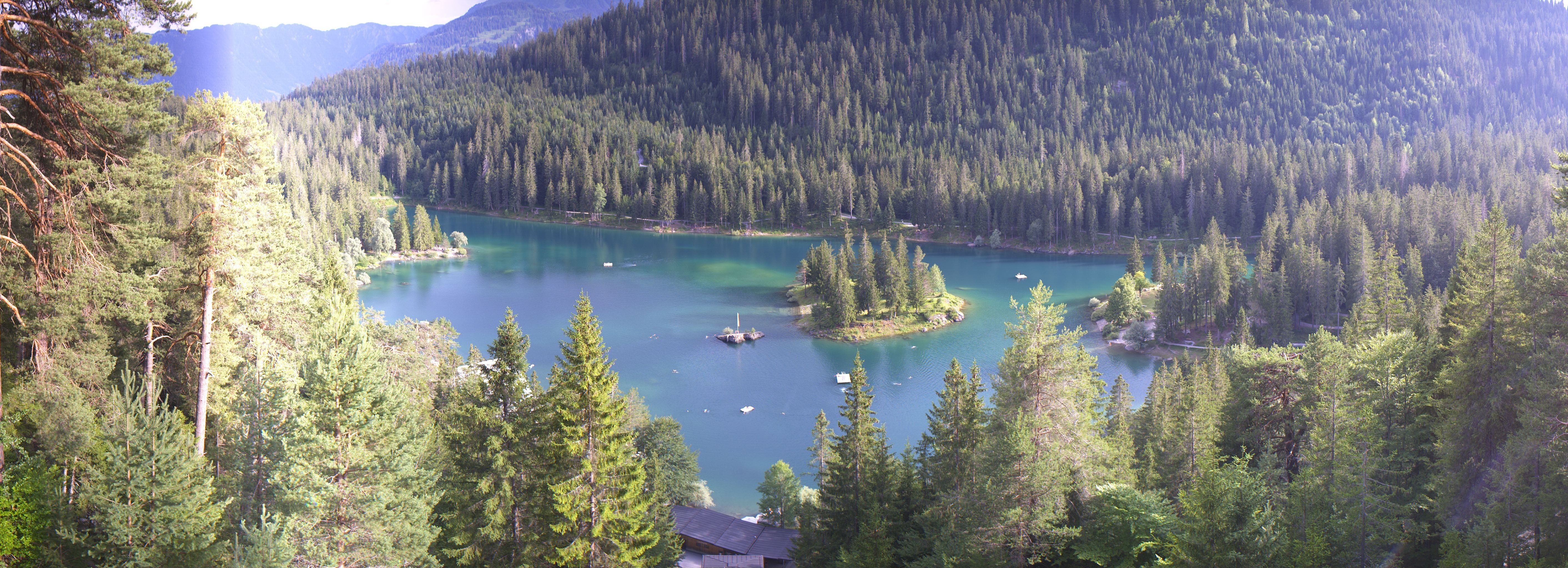 Archiv Foto Webcam Flims: Caumasee