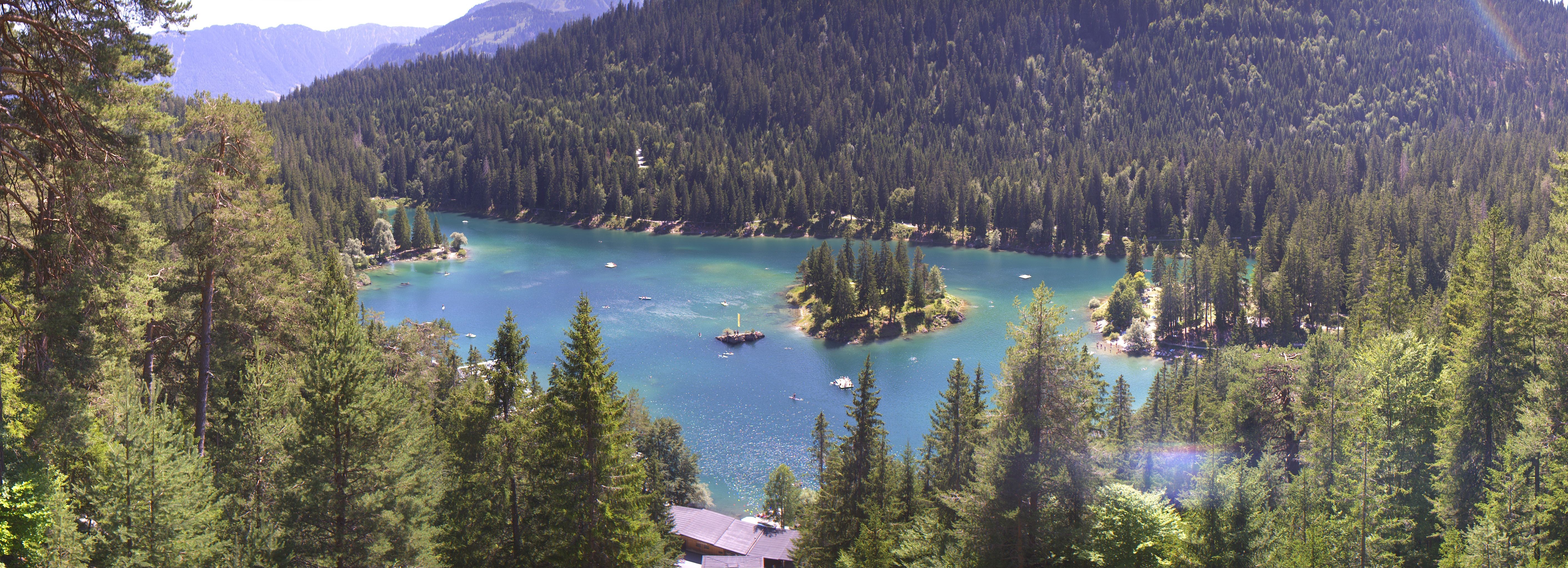Archiv Foto Webcam Flims: Caumasee