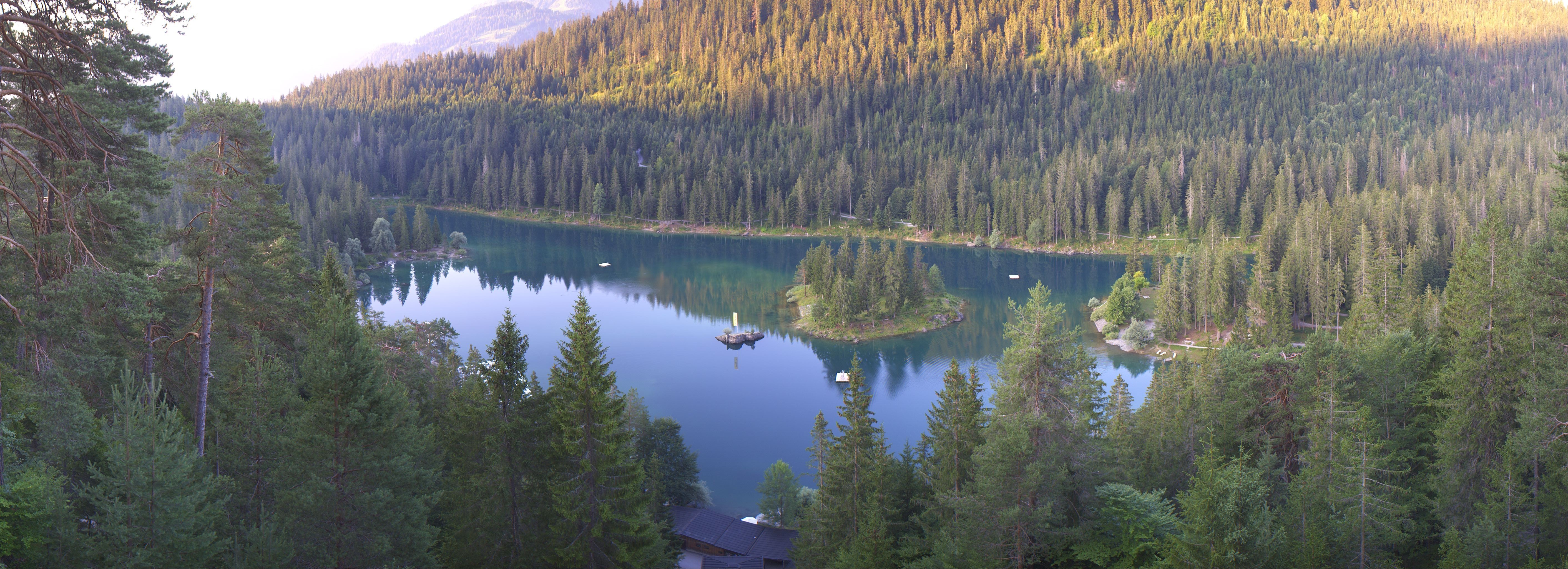 Archiv Foto Webcam Flims: Caumasee