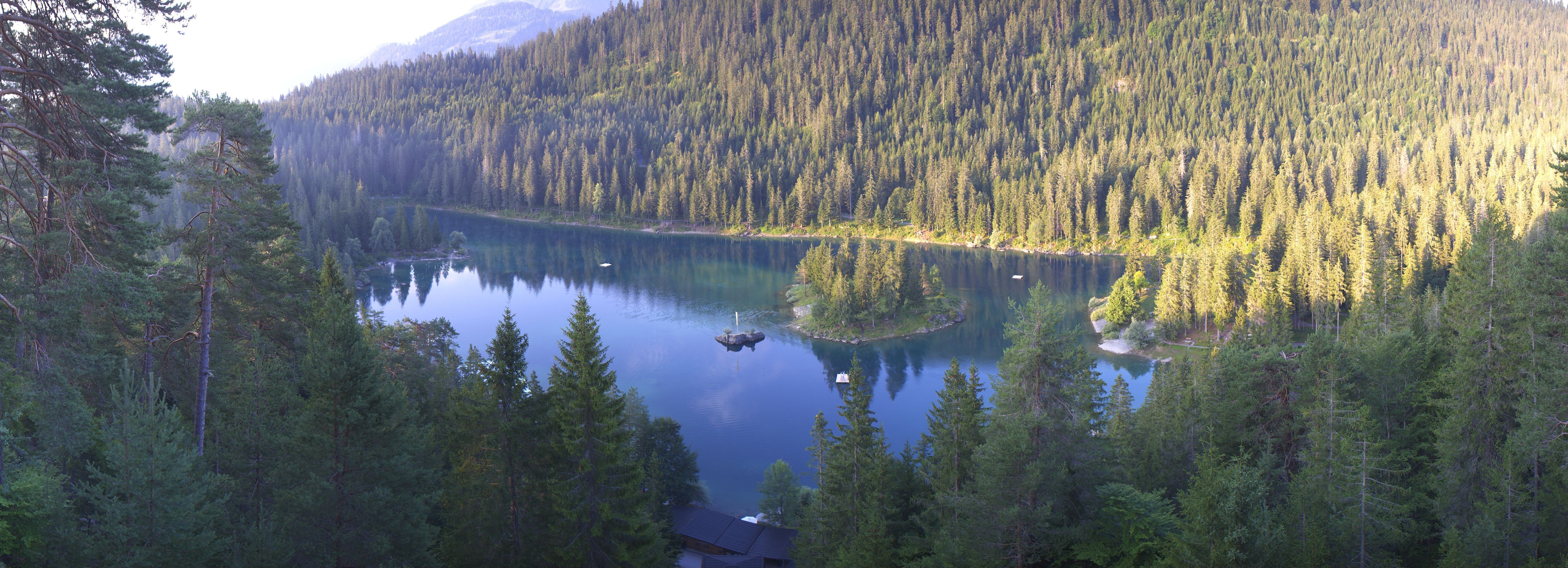 Archiv Foto Webcam Flims: Caumasee