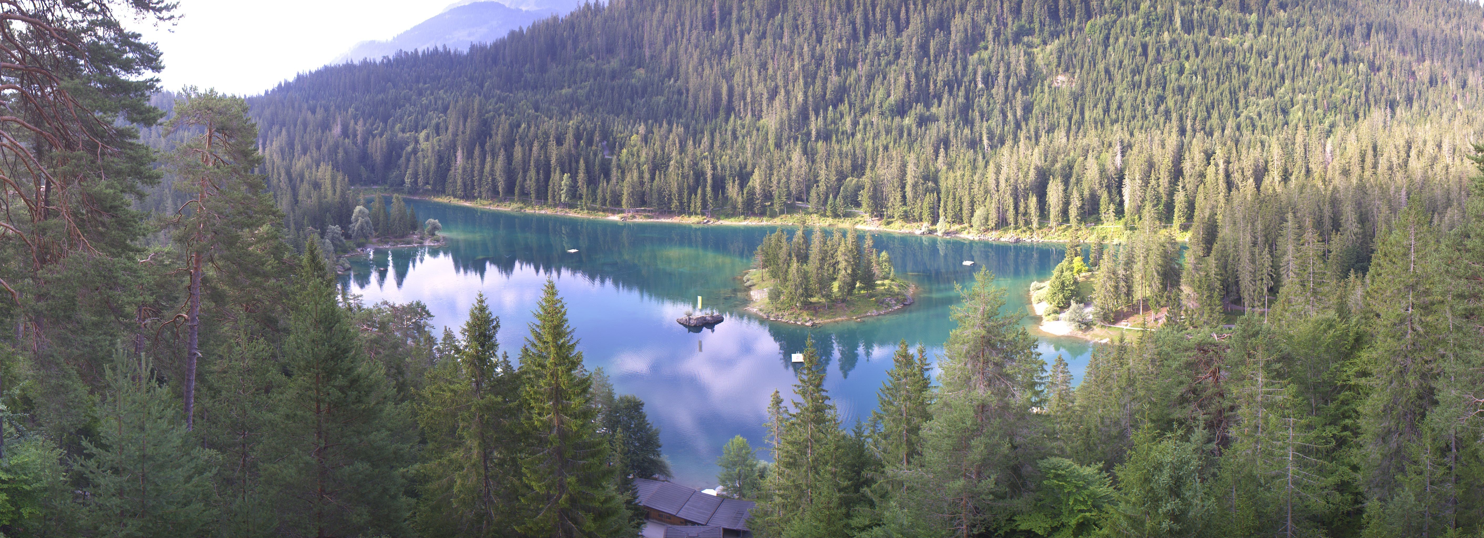 Archiv Foto Webcam Flims: Caumasee
