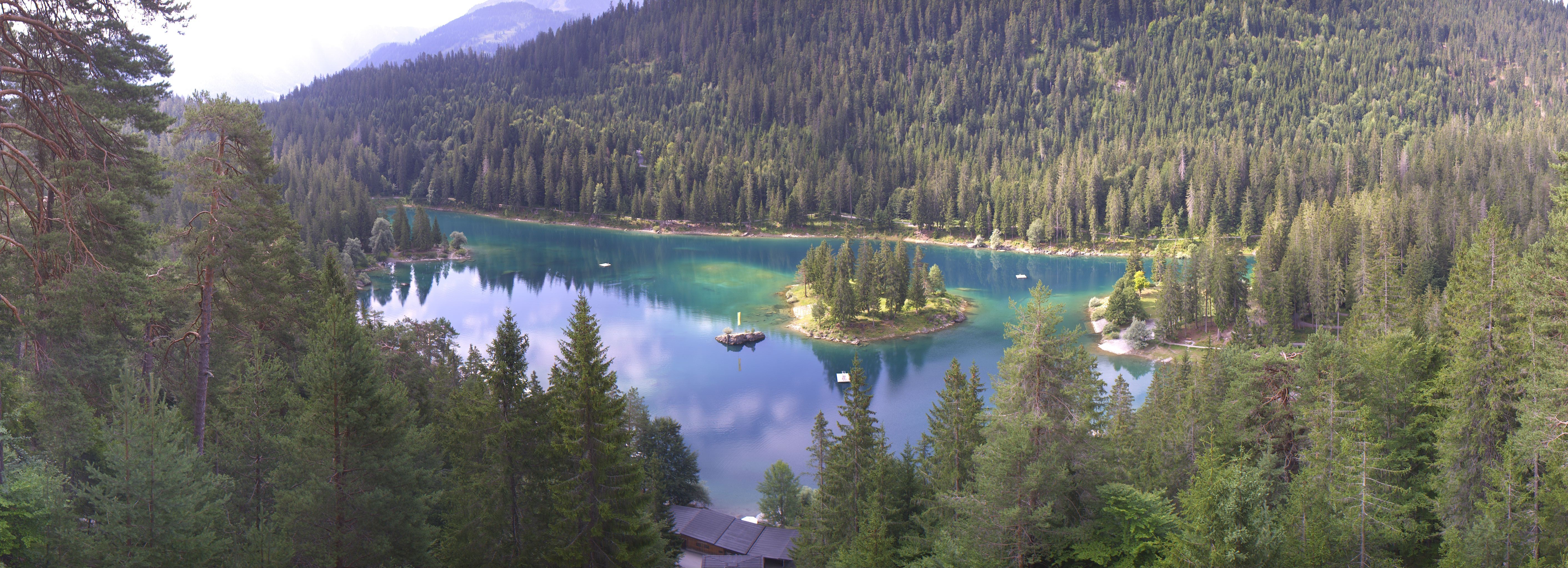 Archiv Foto Webcam Flims: Caumasee