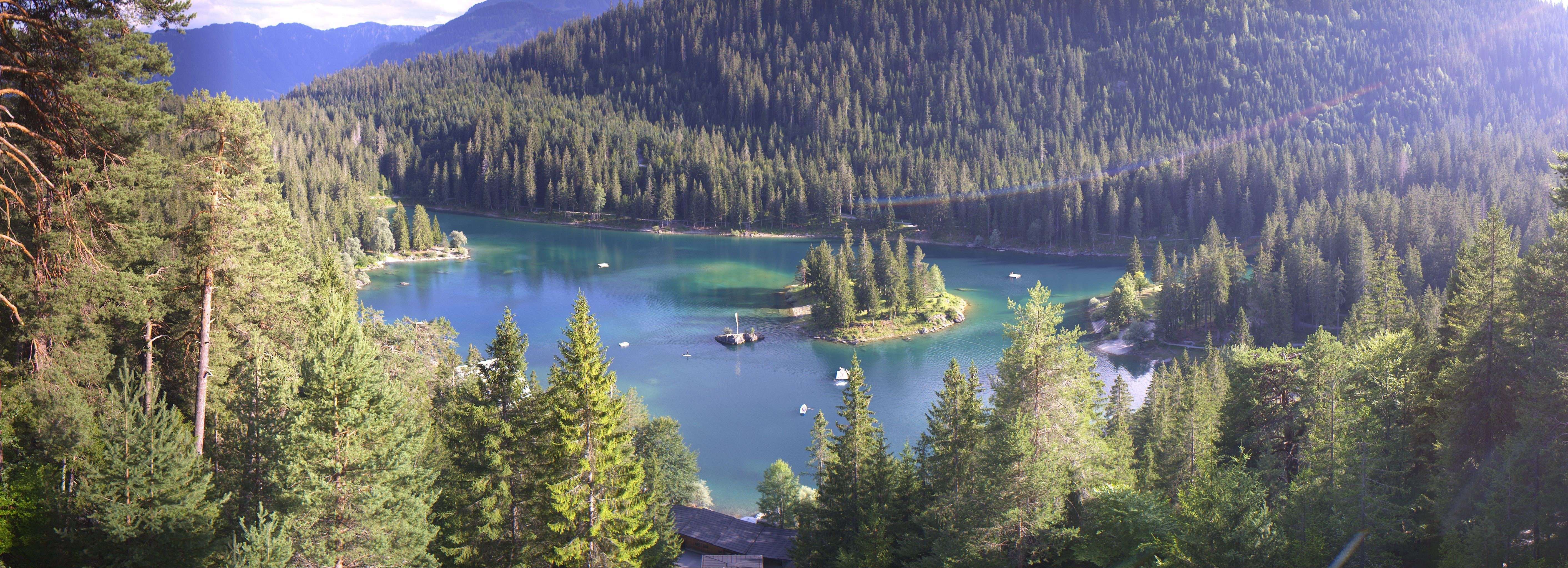 Archiv Foto Webcam Flims: Caumasee
