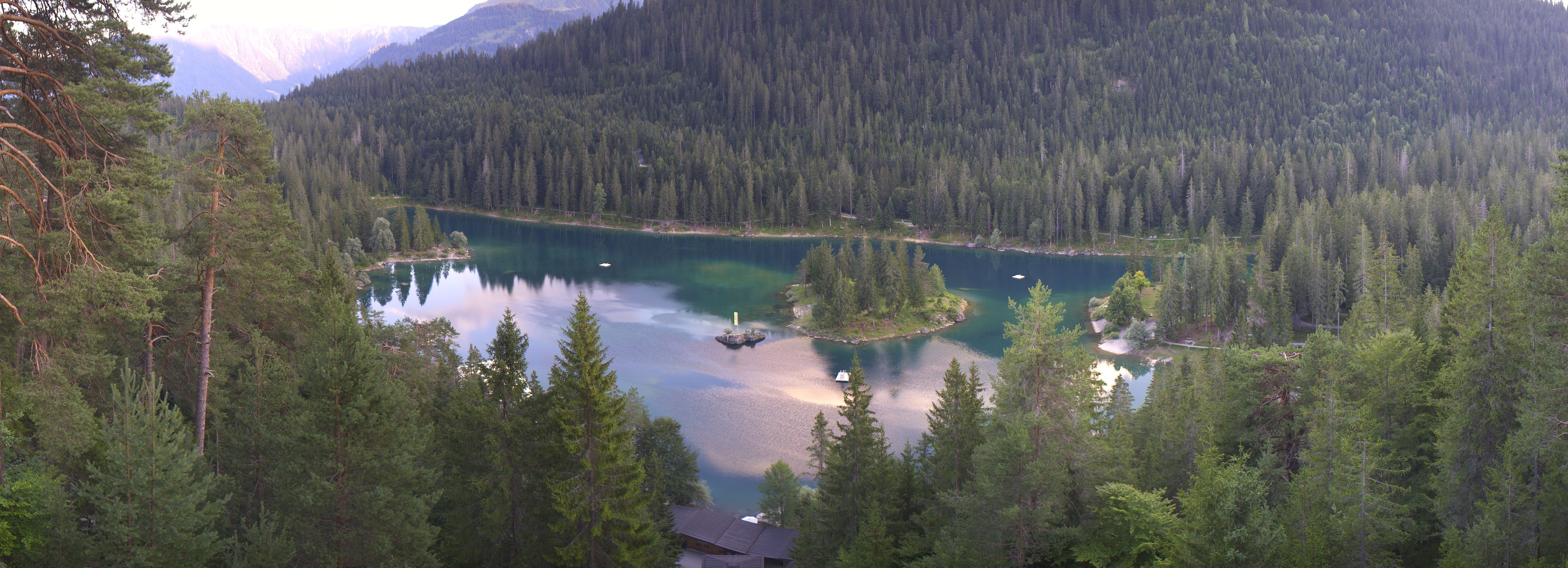 Archiv Foto Webcam Flims: Caumasee