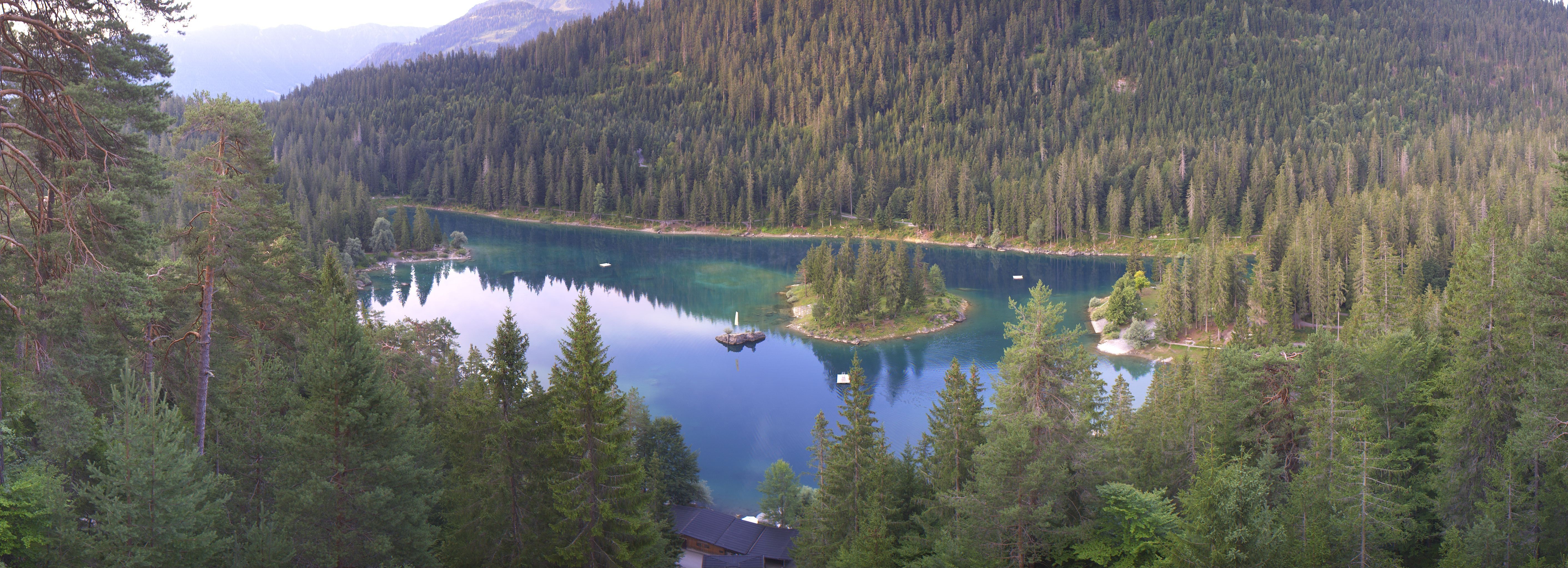 Archiv Foto Webcam Flims: Caumasee