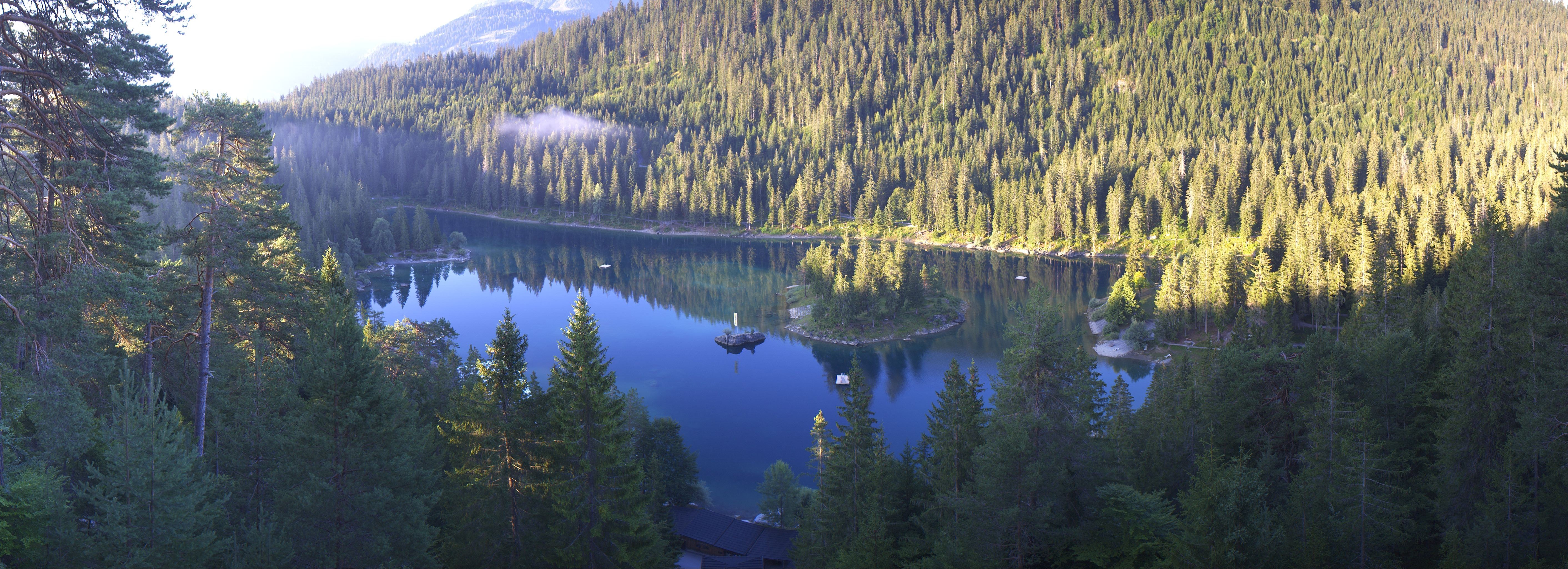 Archiv Foto Webcam Flims: Caumasee
