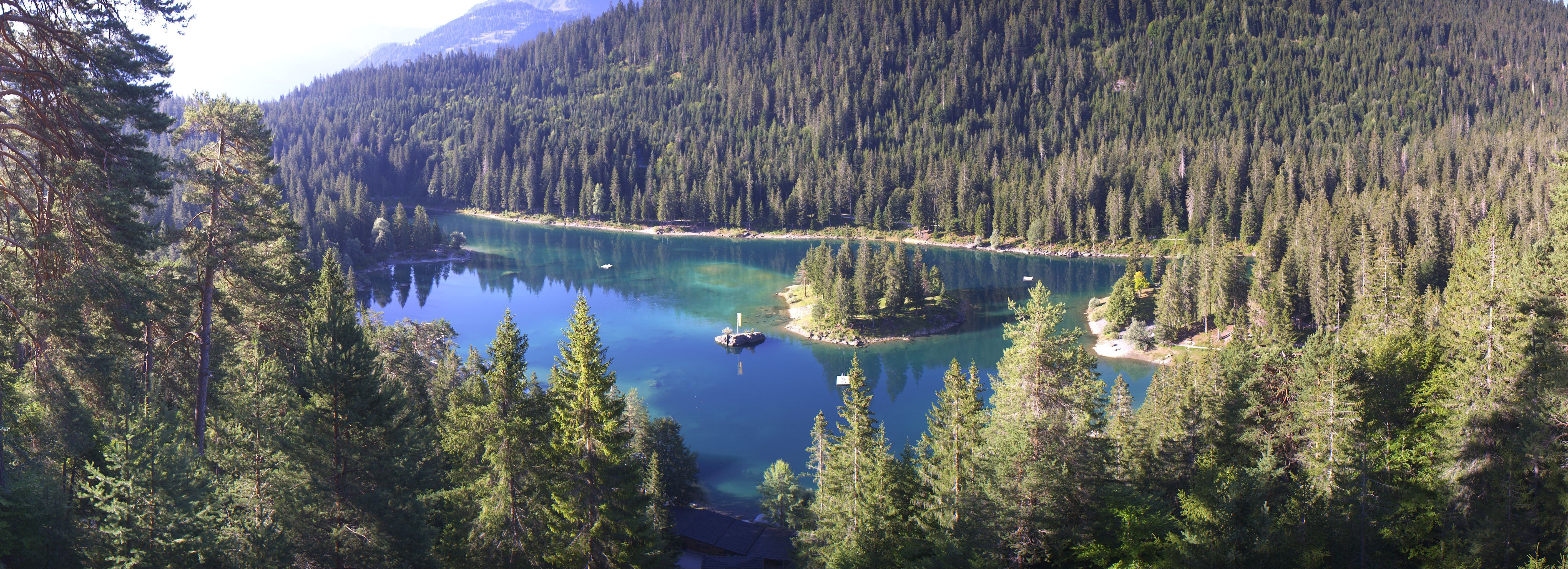 Archiv Foto Webcam Flims: Caumasee