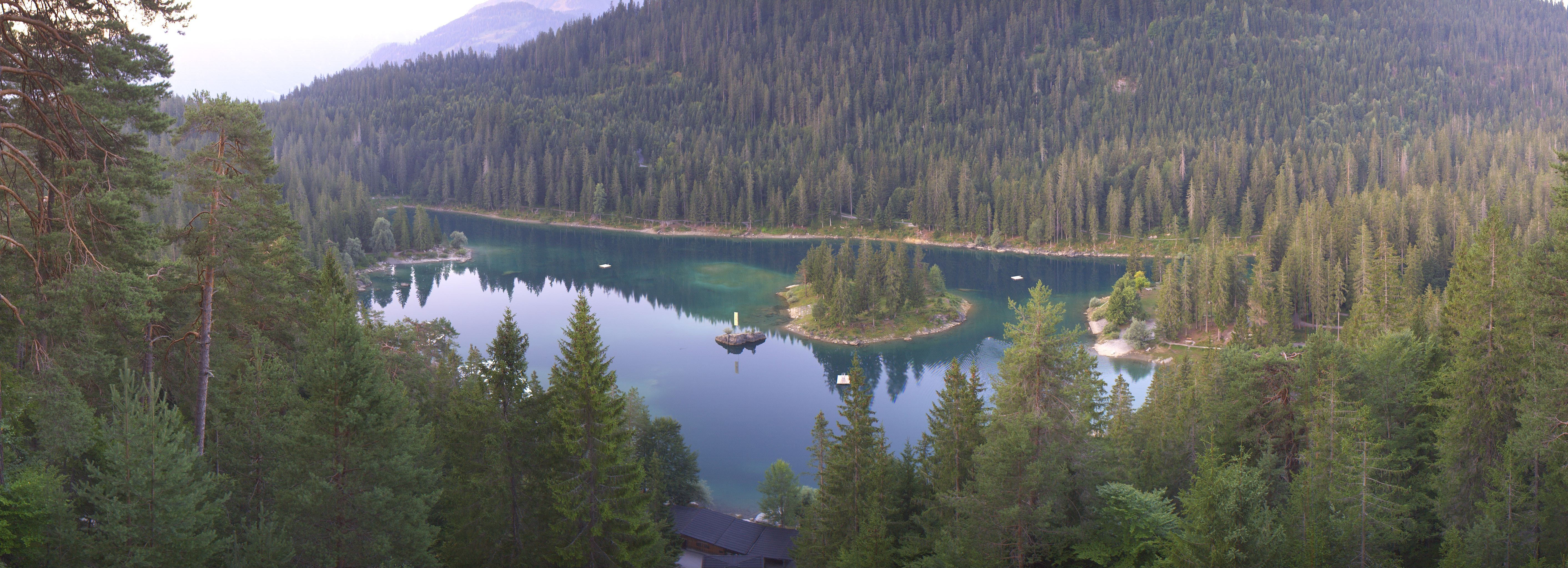 Archiv Foto Webcam Flims: Caumasee