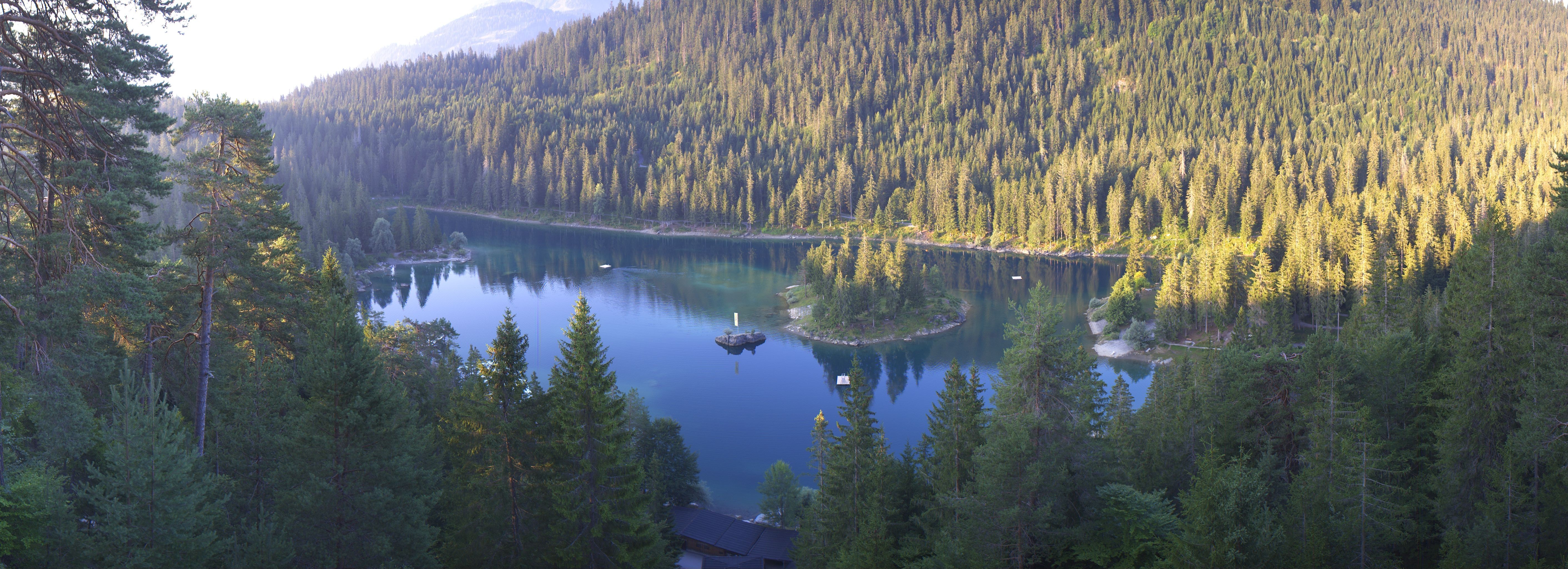 Archiv Foto Webcam Flims: Caumasee