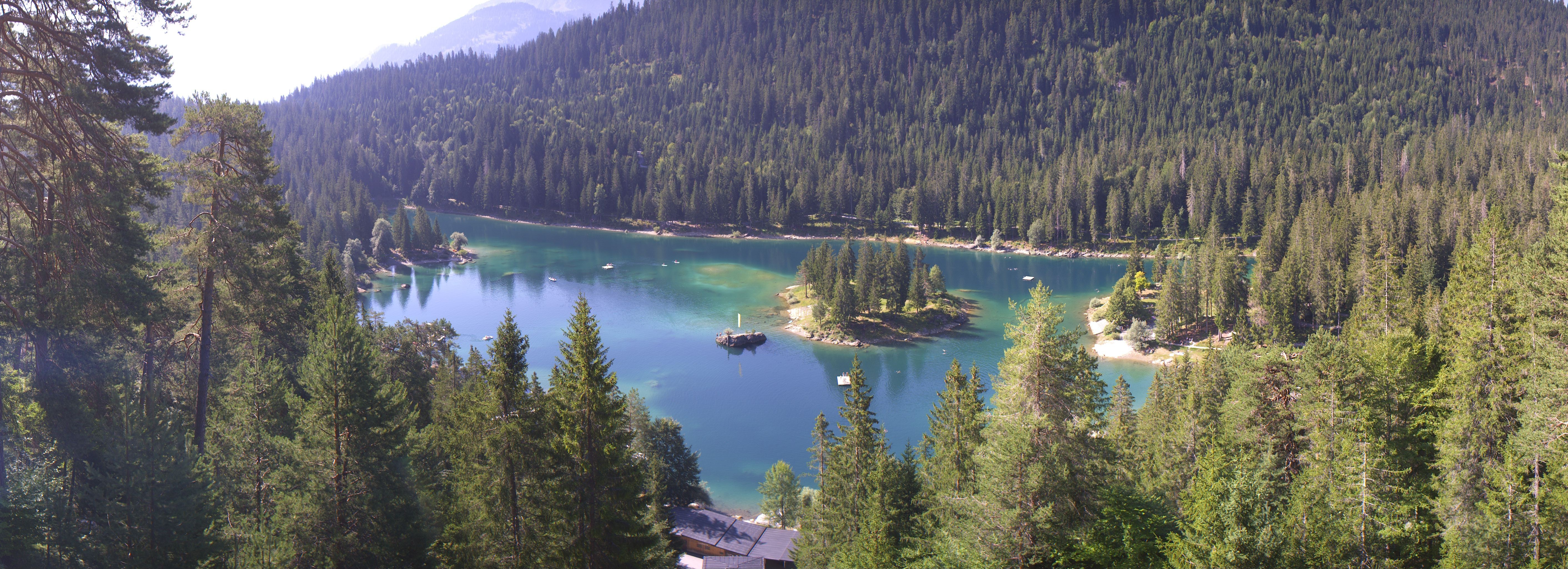 Archiv Foto Webcam Flims: Caumasee
