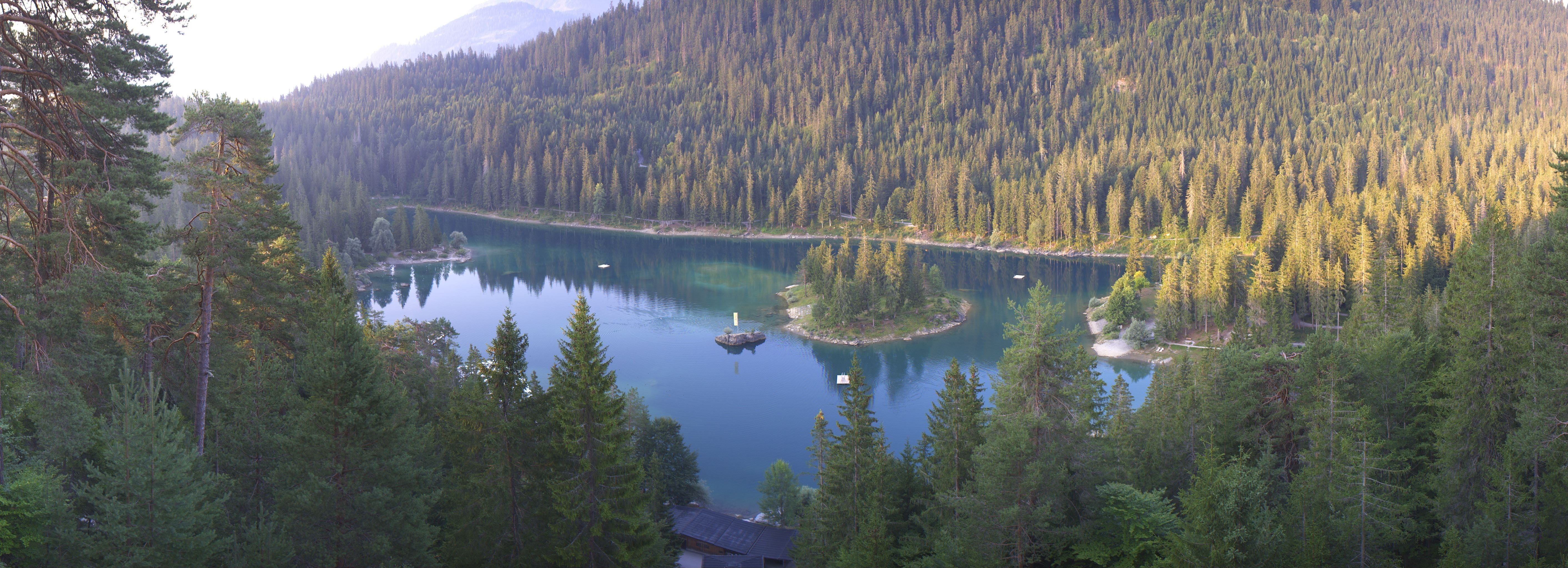 Archiv Foto Webcam Flims: Caumasee