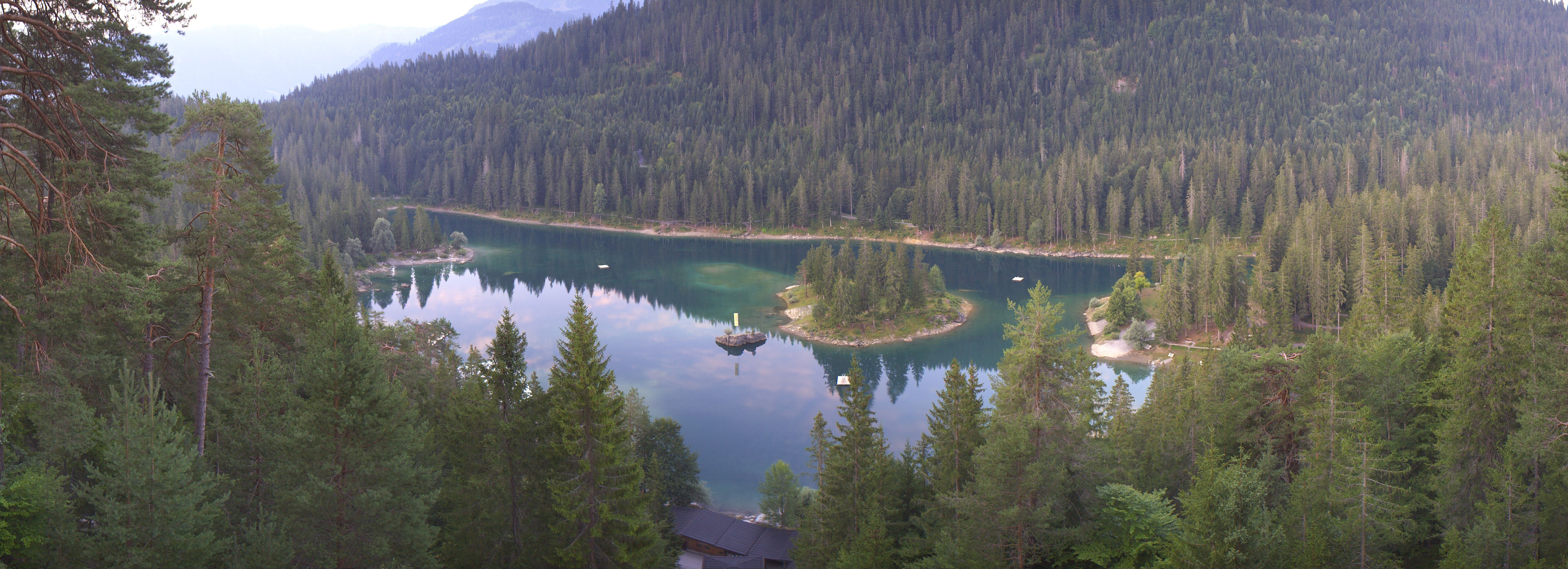 Archiv Foto Webcam Flims: Caumasee