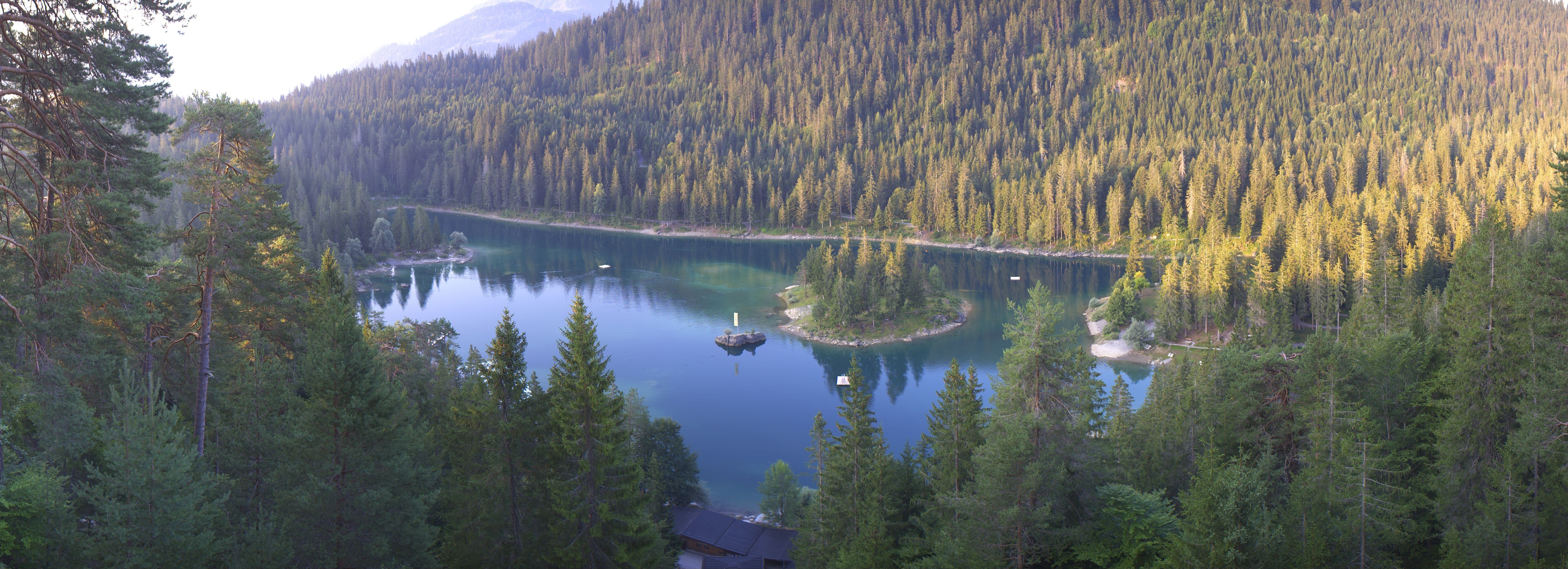 Archiv Foto Webcam Flims: Caumasee