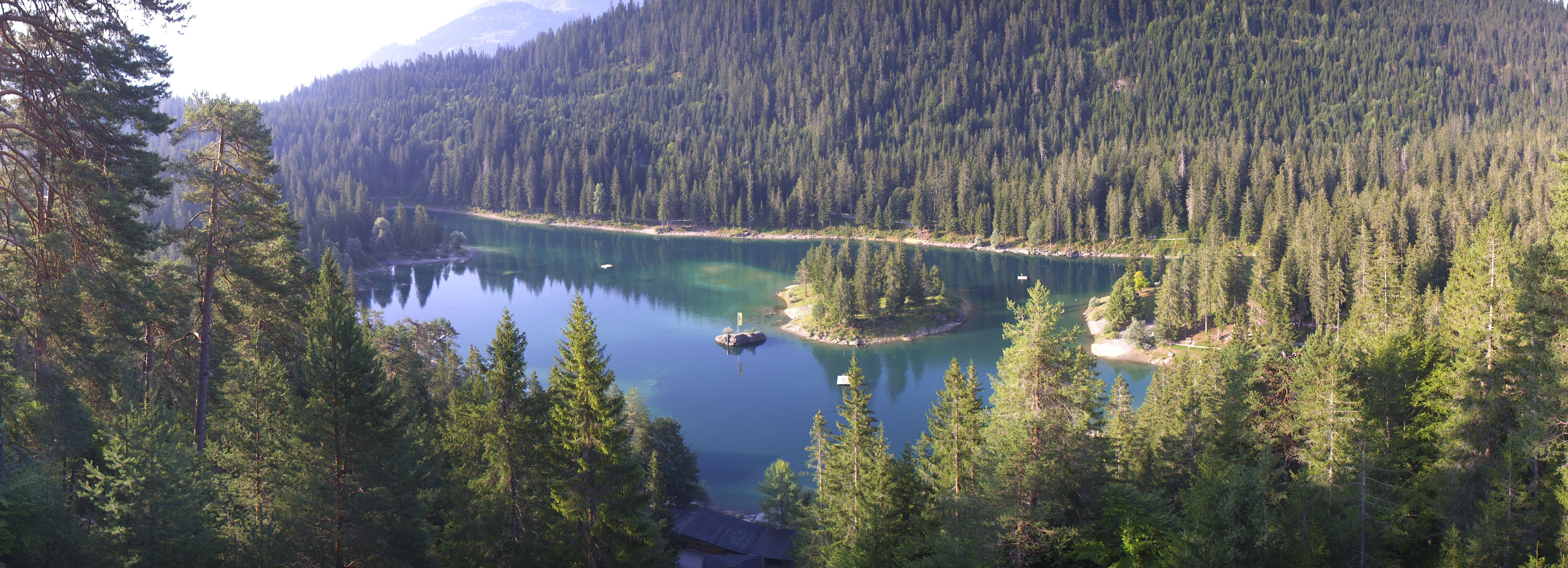 Archiv Foto Webcam Flims: Caumasee