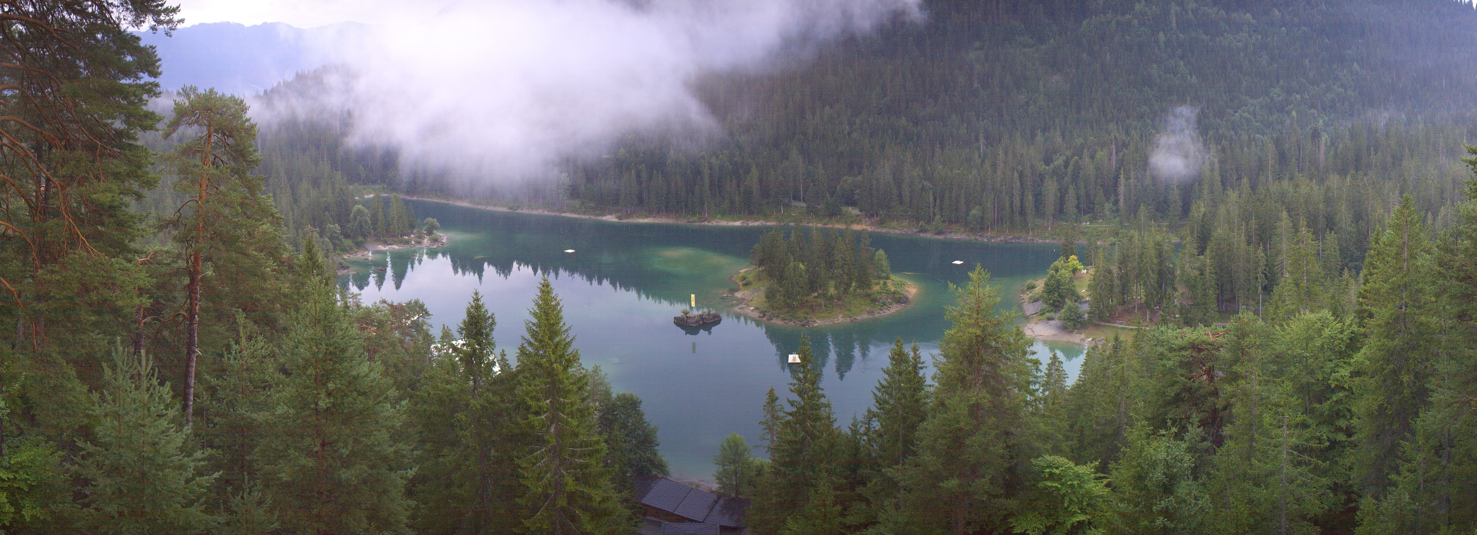 Archiv Foto Webcam Flims: Caumasee